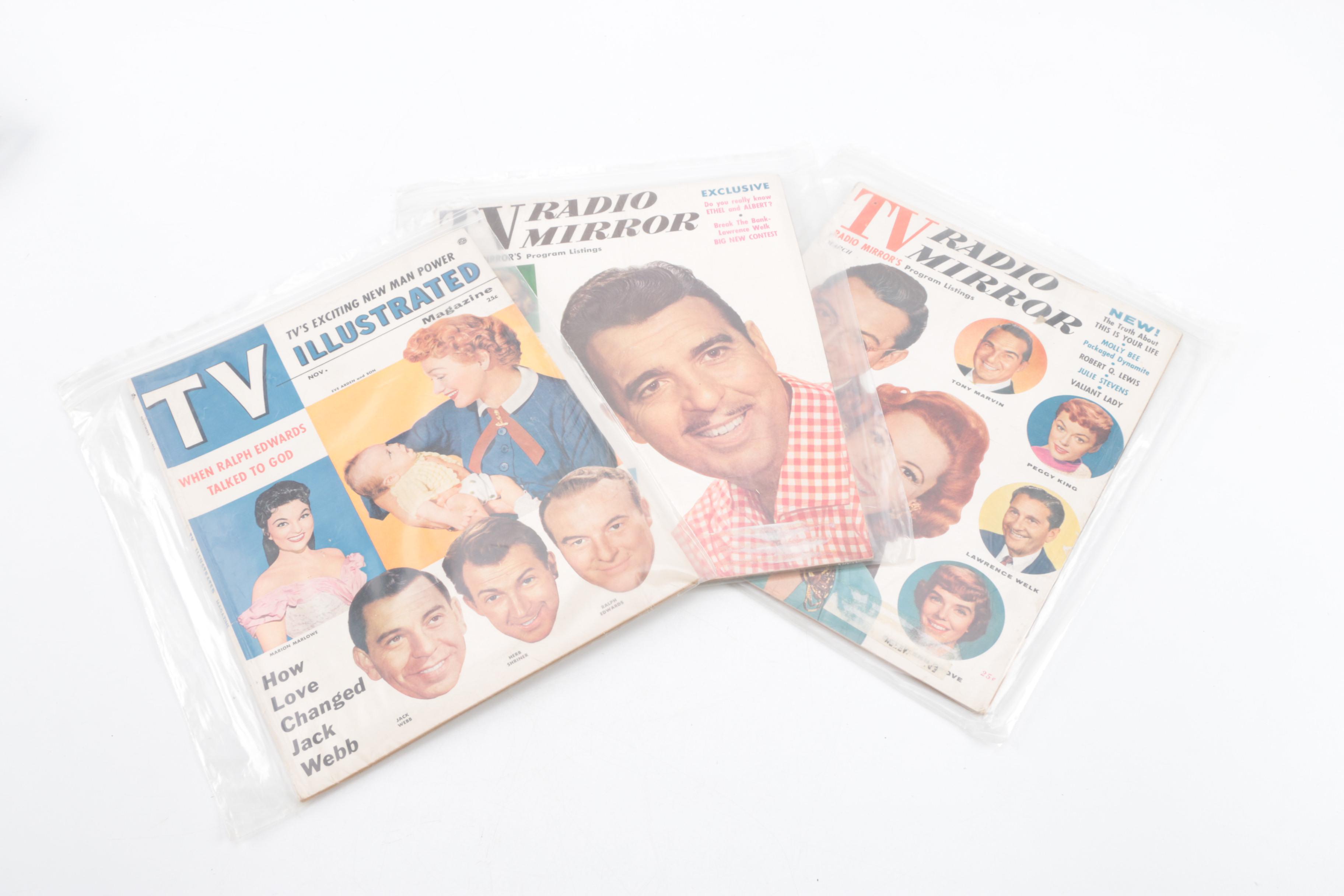 Vintage Television and Entertainment Magazines