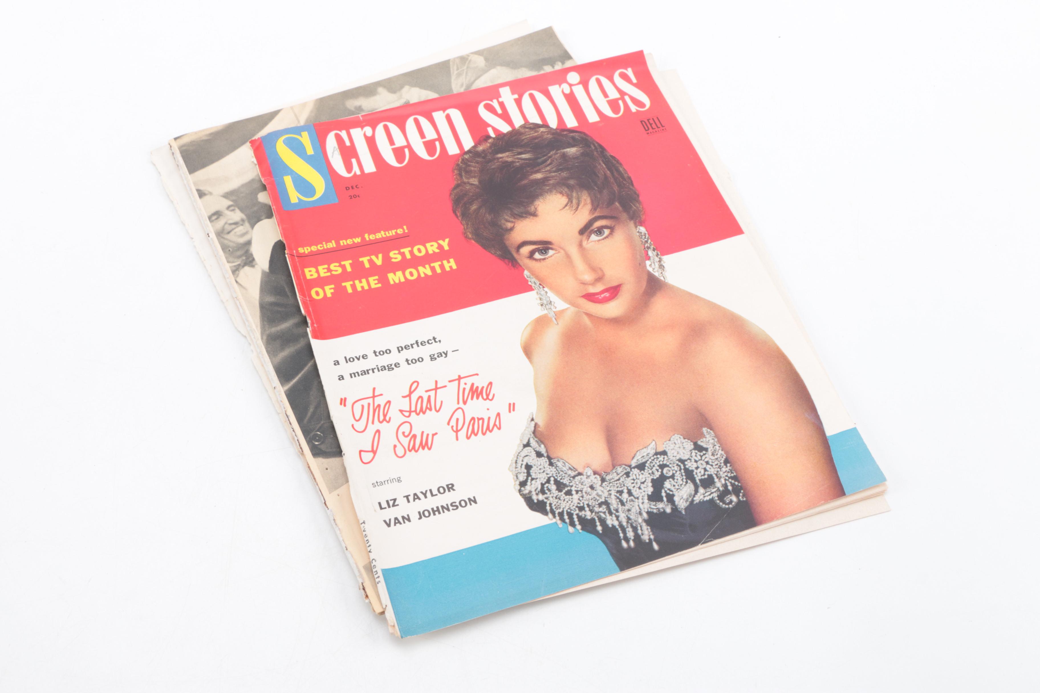 Vintage Television and Entertainment Magazines