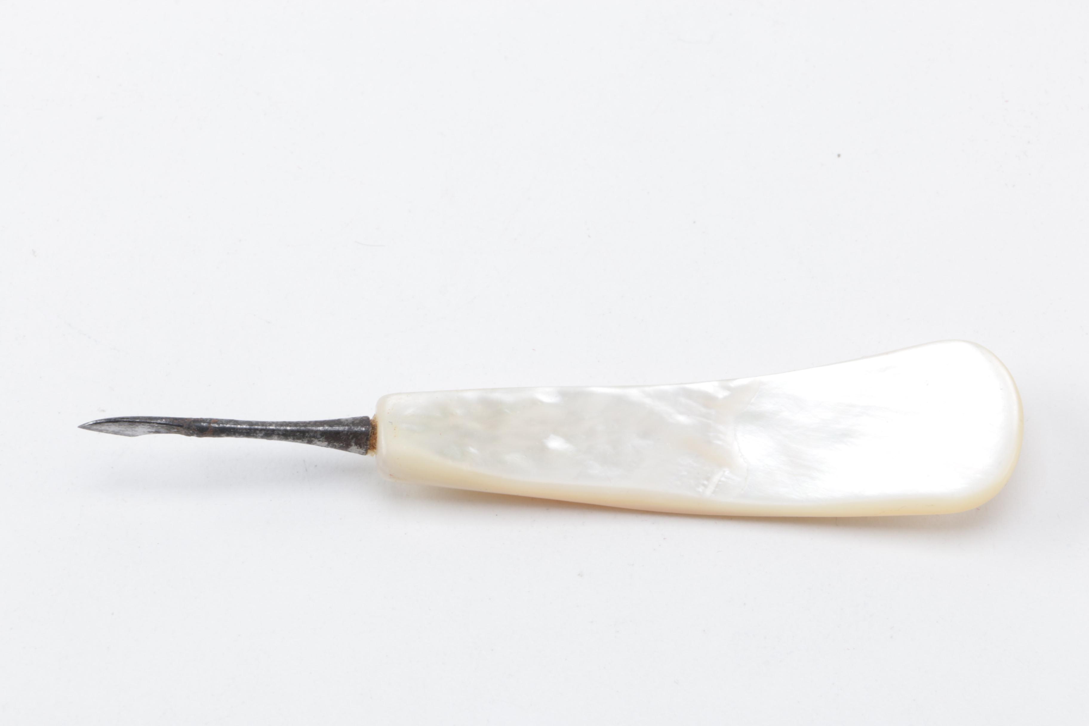 Hygiene Tools with Mother of Pearl Handles