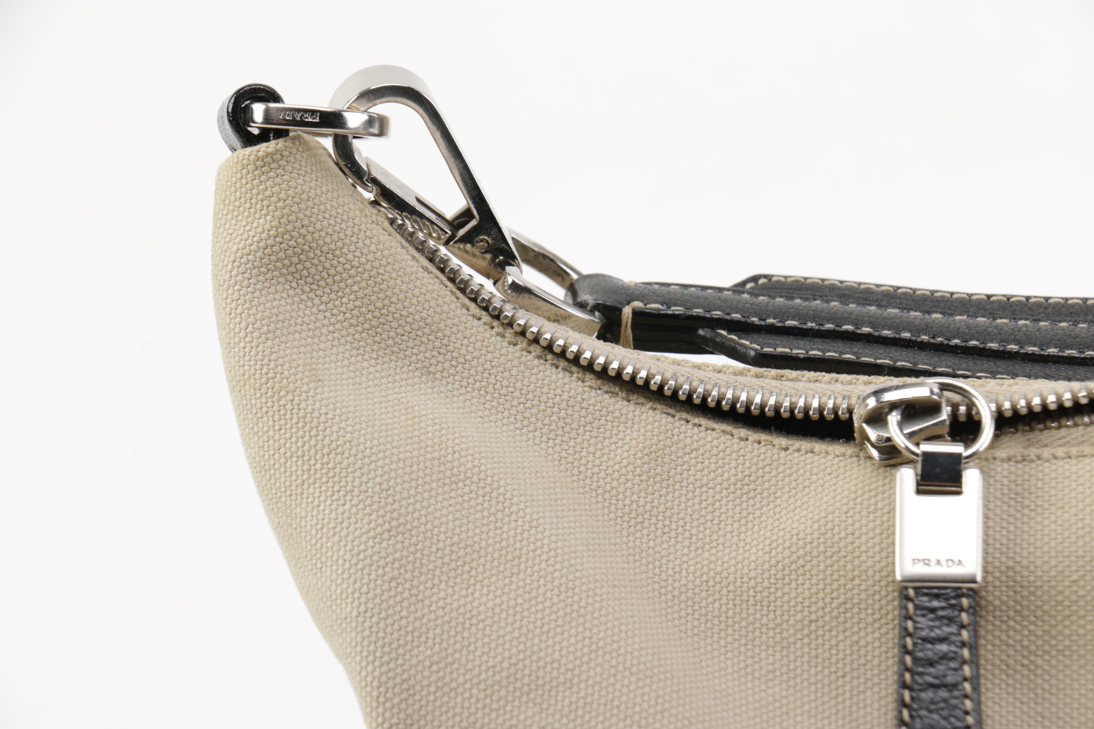 Prada Canvas Tote and Stephane Kelian Paris Handbag