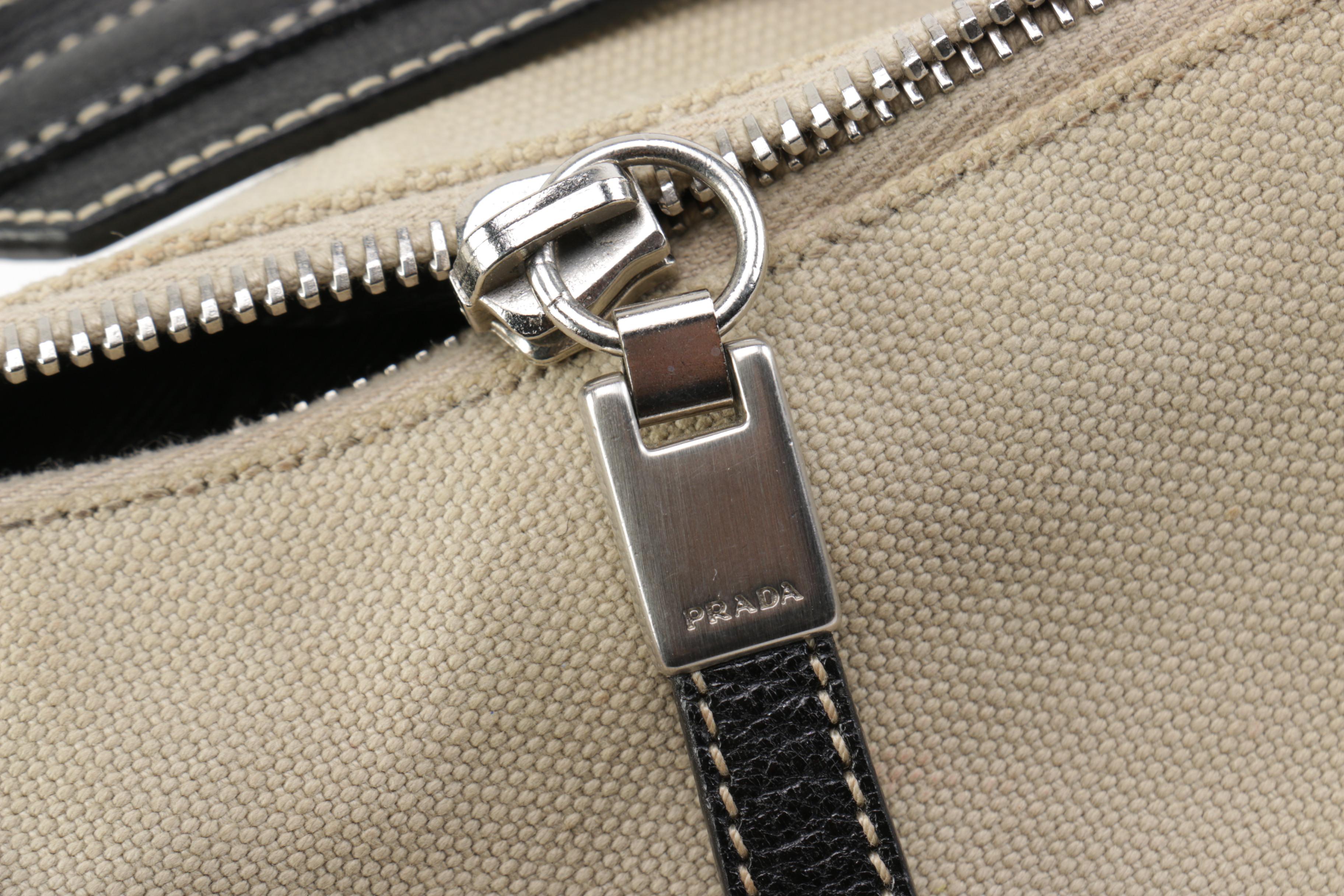 Prada Canvas Tote and Stephane Kelian Paris Handbag