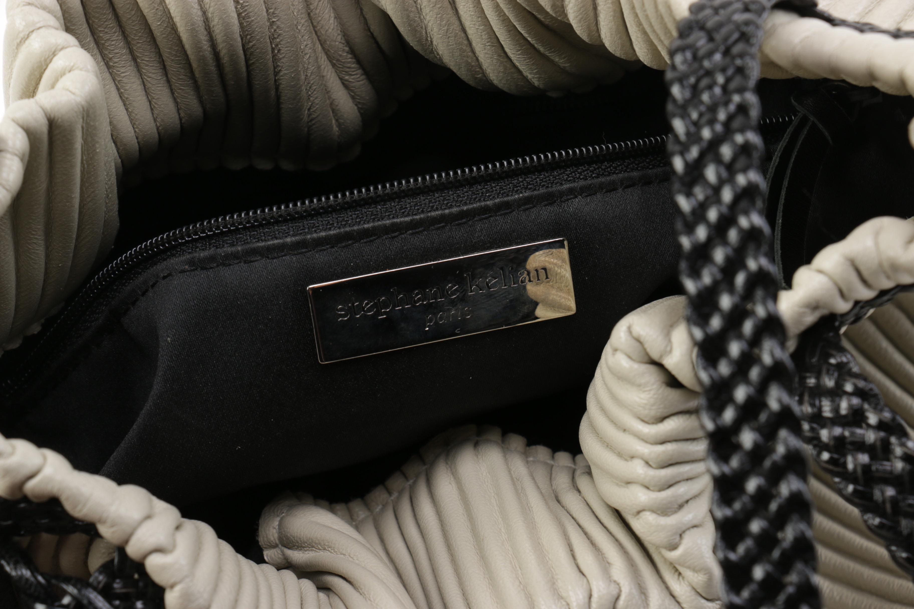 Prada Canvas Tote and Stephane Kelian Paris Handbag