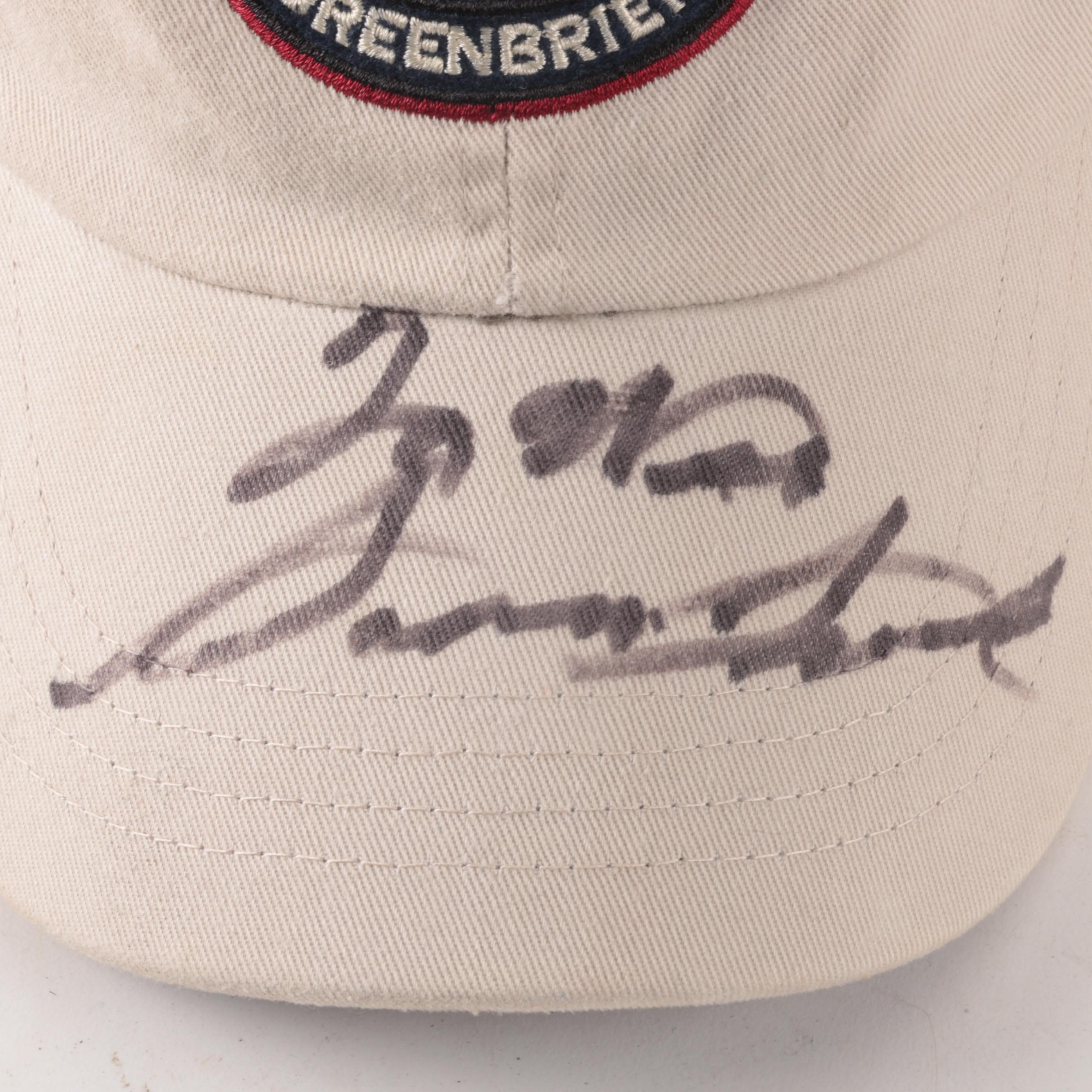 Sam Snead Autographed Greenbrier Resort Hat