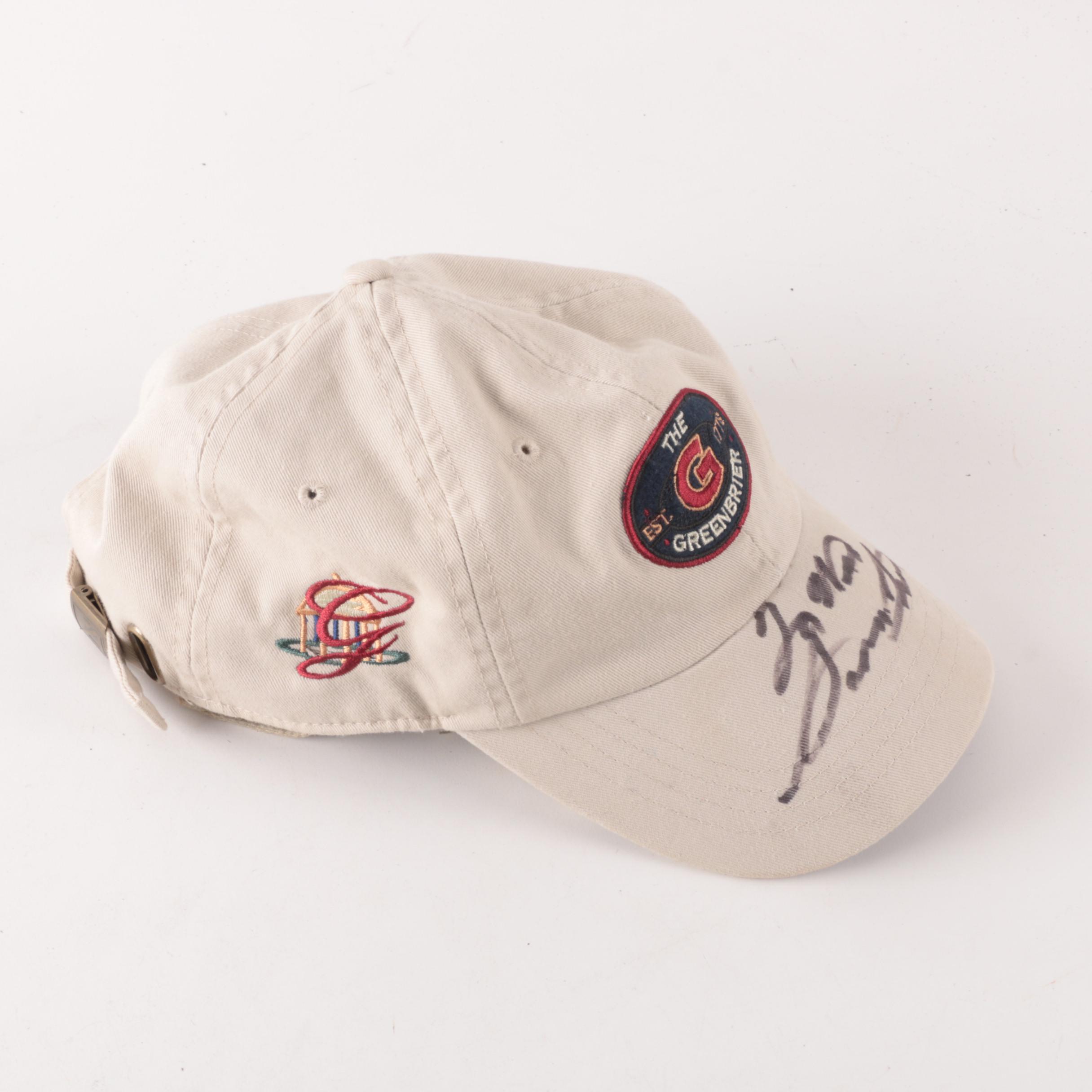 Sam Snead Autographed Greenbrier Resort Hat