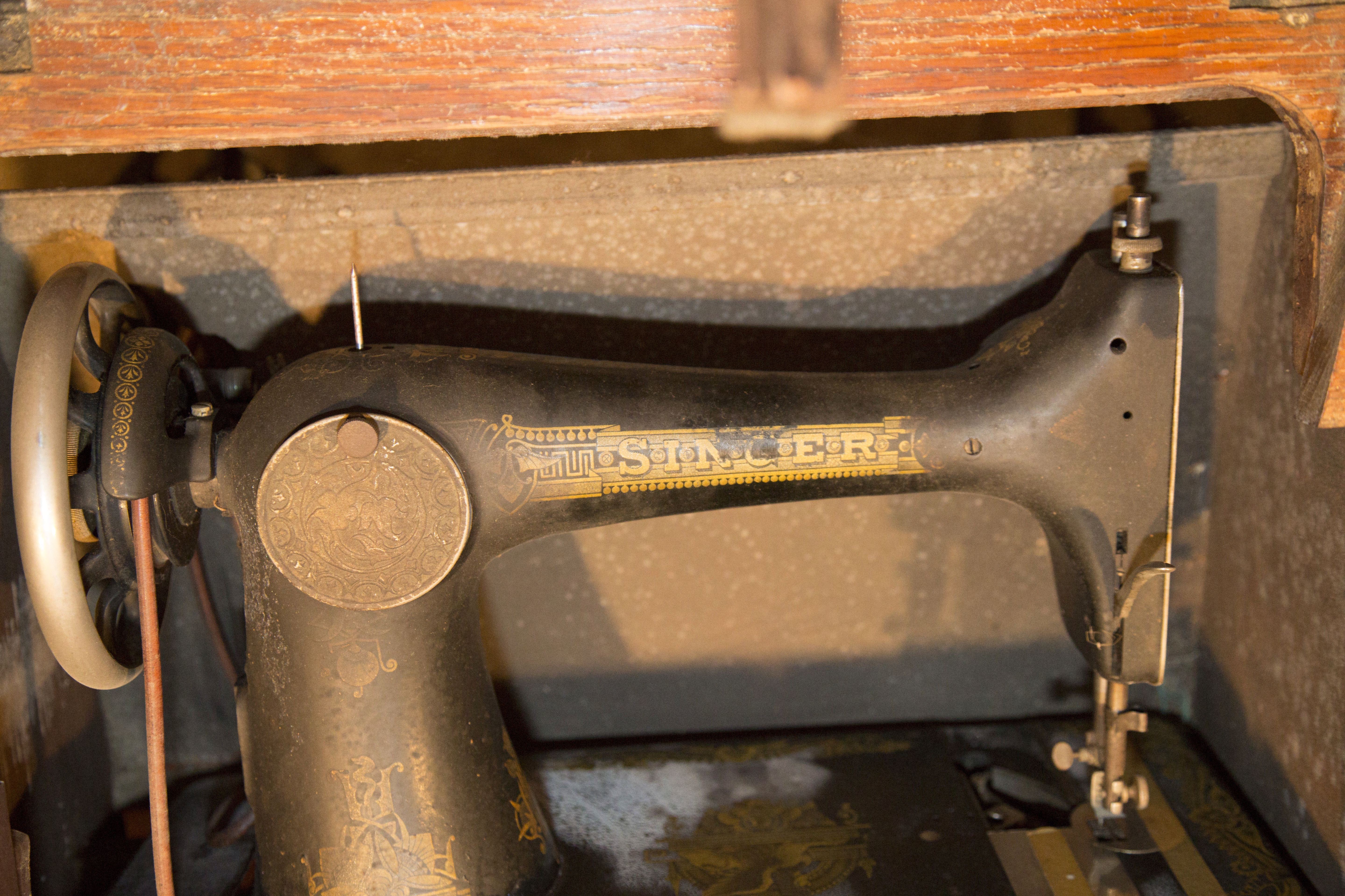 Singer Wrought Iron Treadle Sewing Table