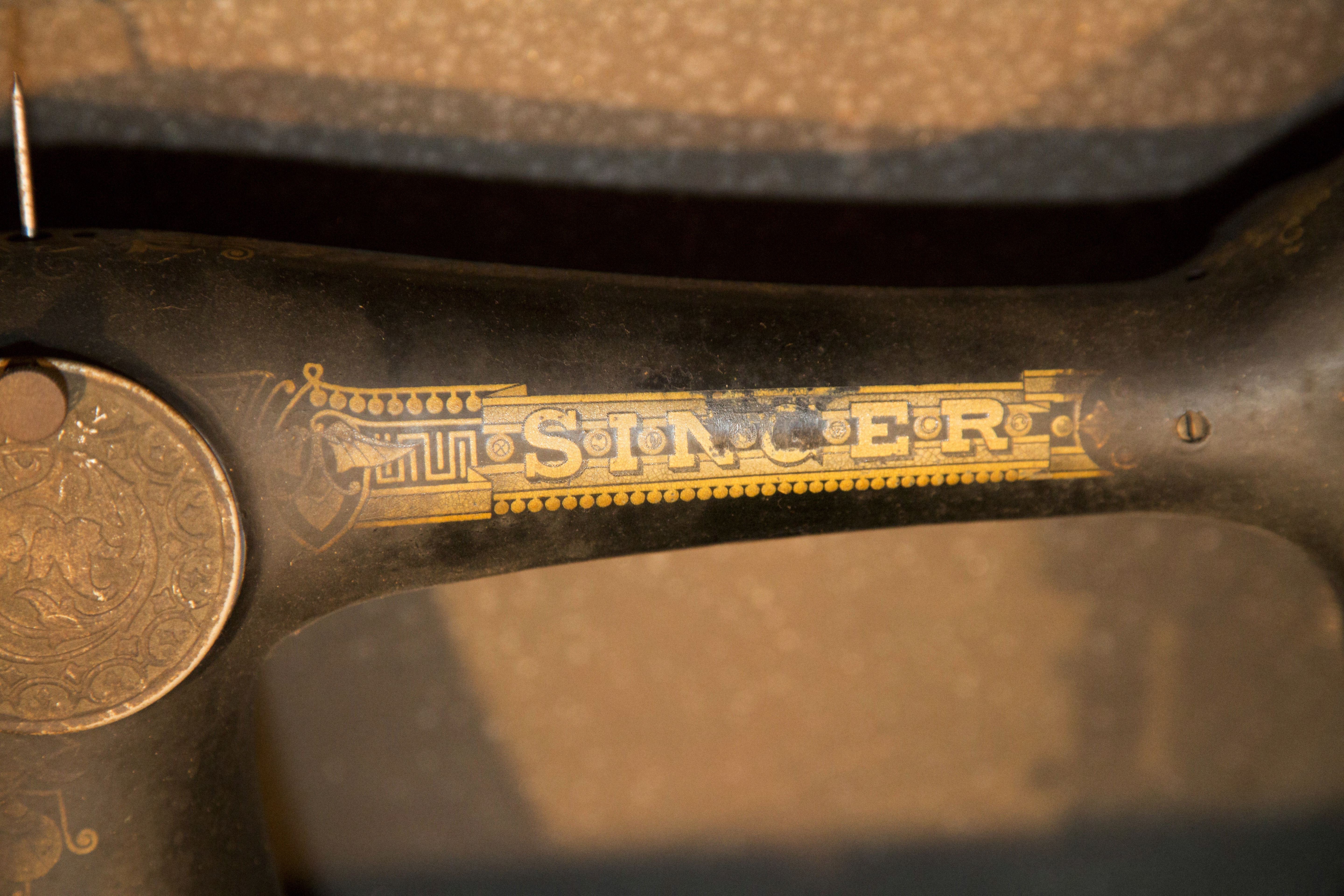 Singer Wrought Iron Treadle Sewing Table