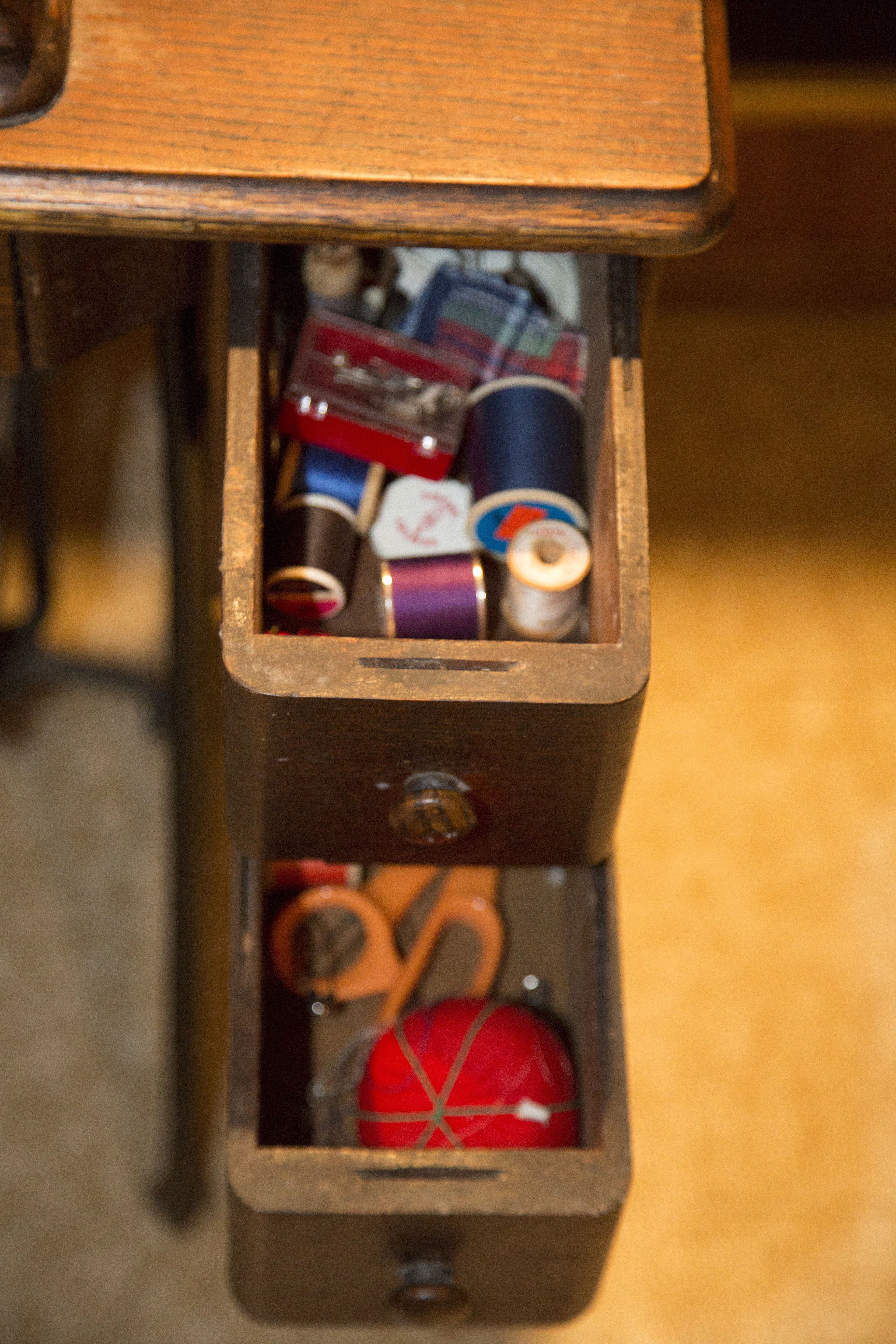 Singer Wrought Iron Treadle Sewing Table