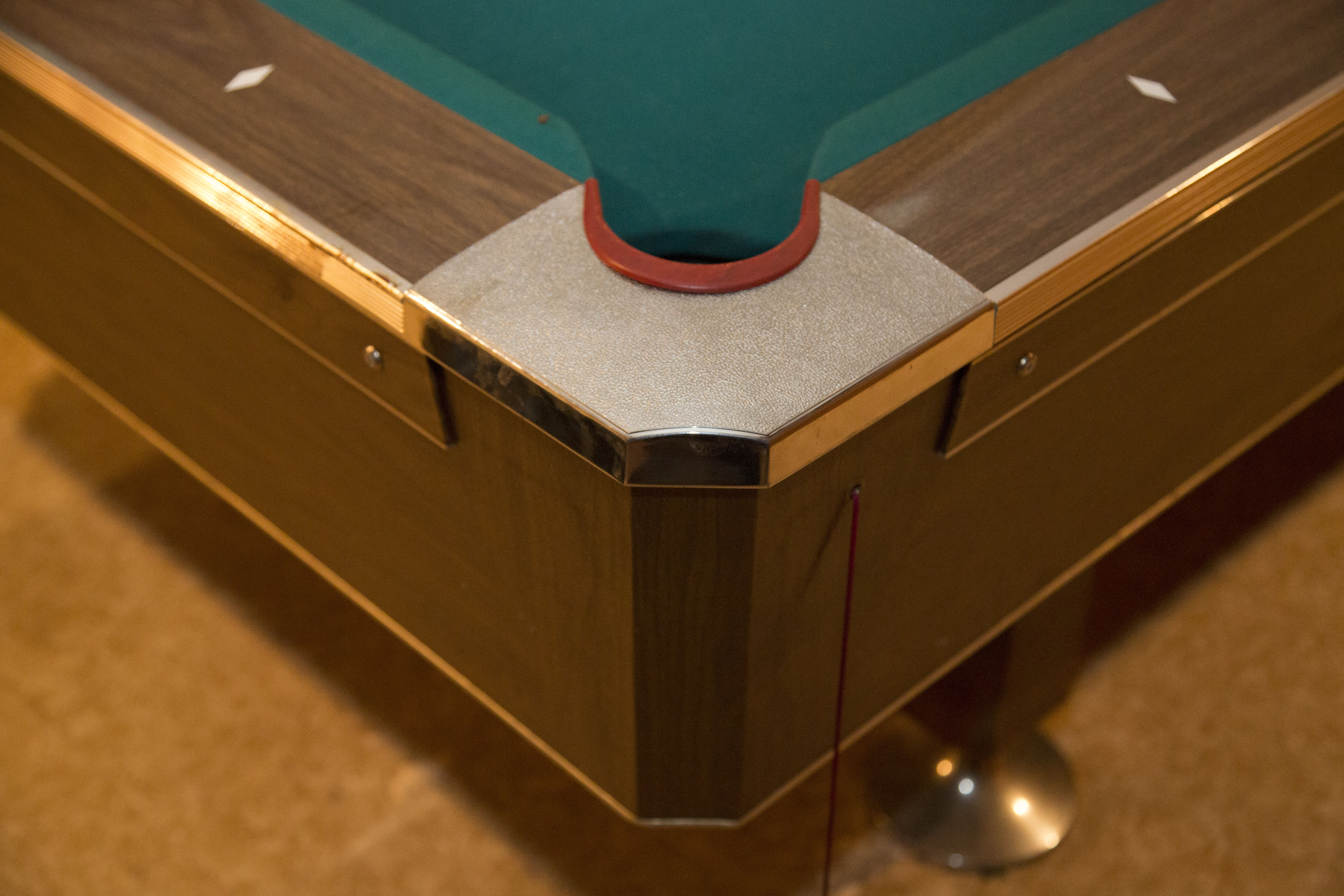 Vintage Bel-Air Billiards Table with Accessories