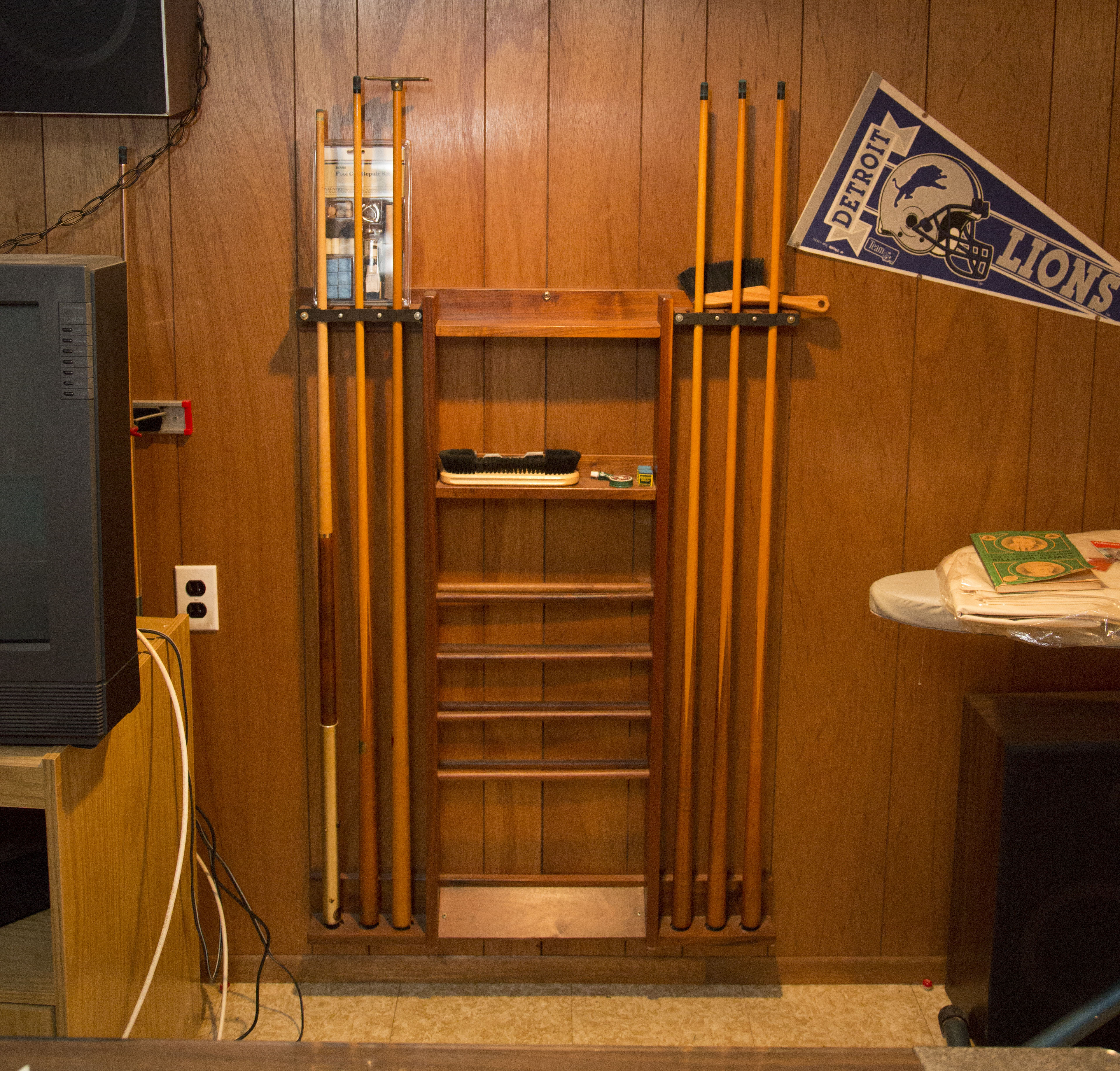 Vintage Bel-Air Billiards Table with Accessories