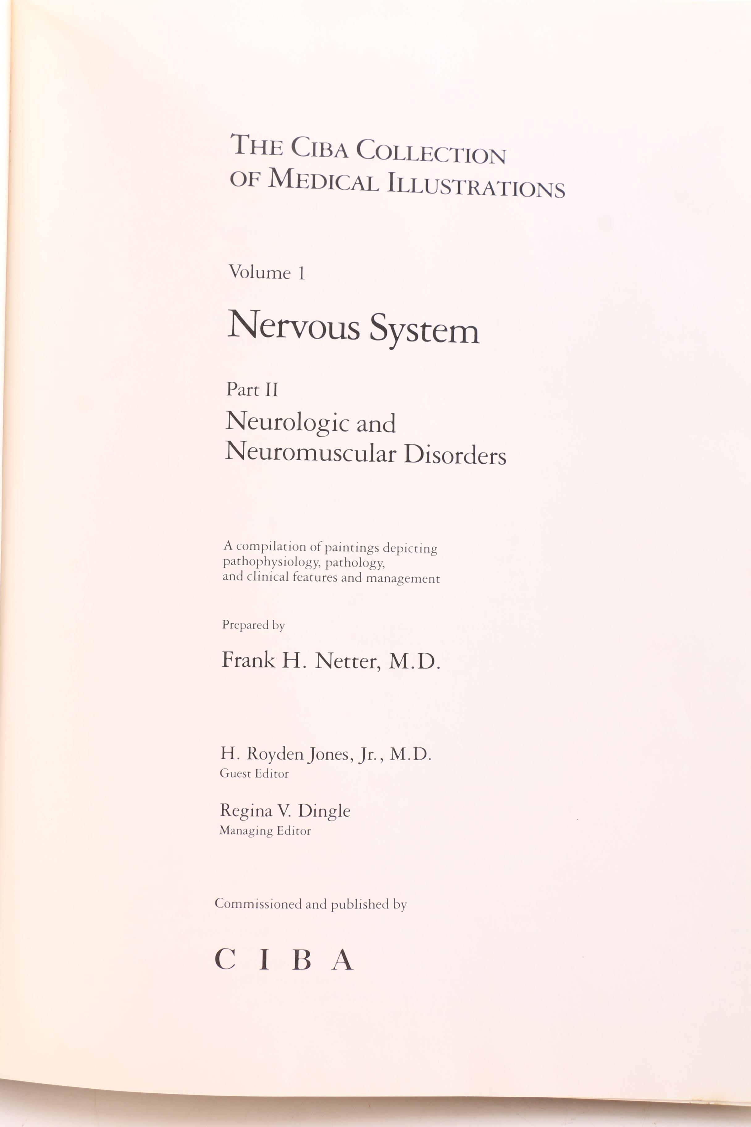 Frank H. Netter Signed "The CIBA Collection Of Medical Illustrations" Volumes