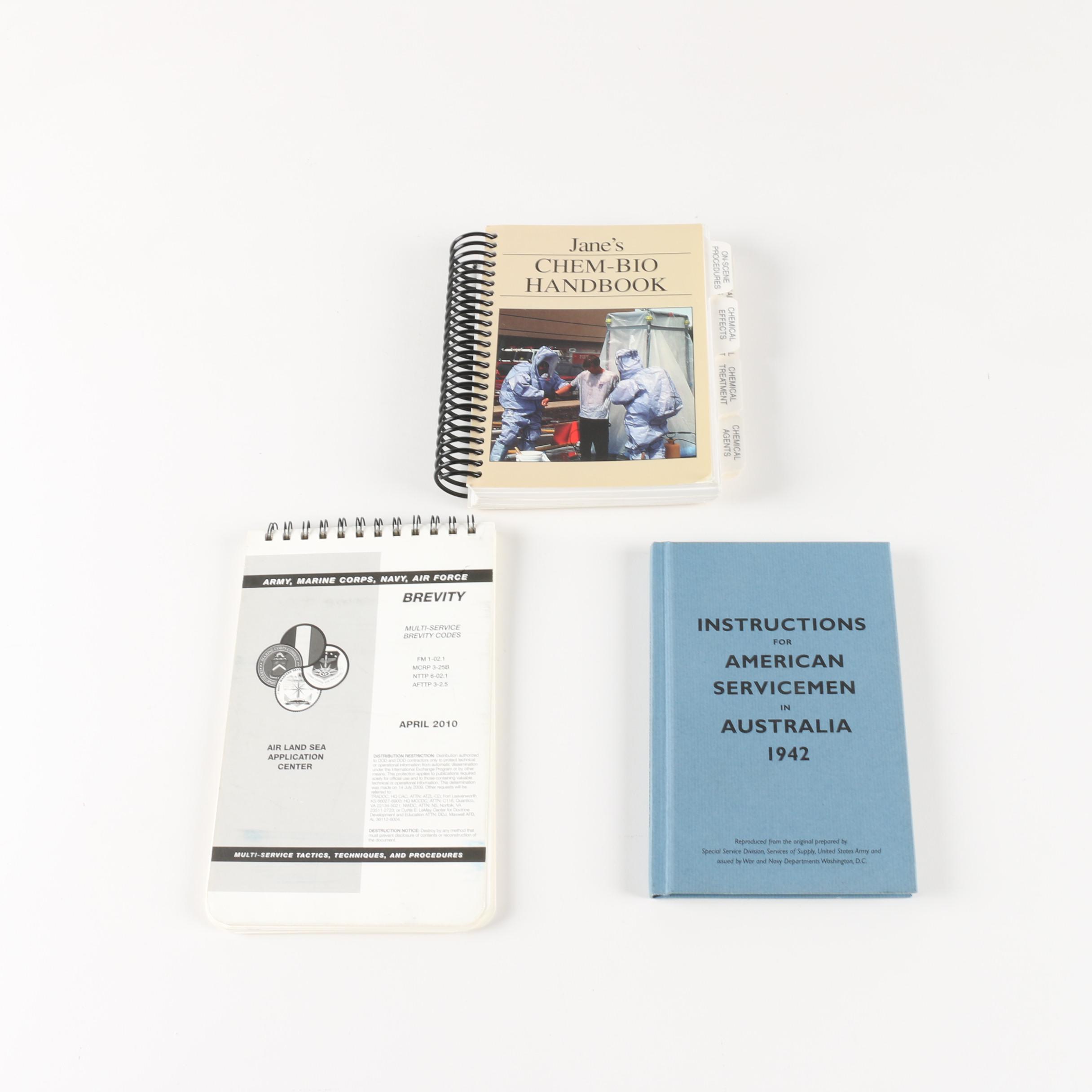 Assorted U.S Military Rule Handbooks