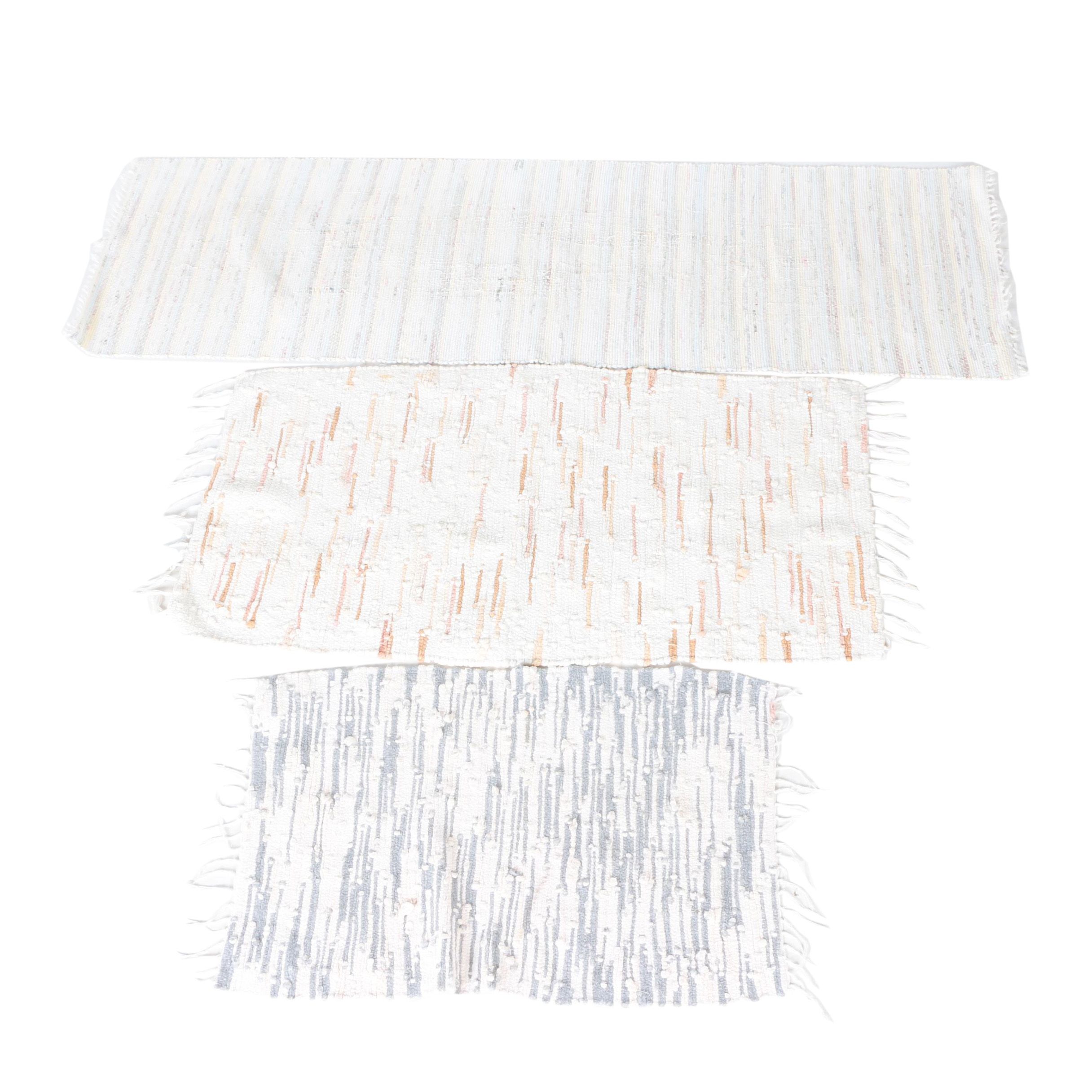 Set of Accent Rag Rugs