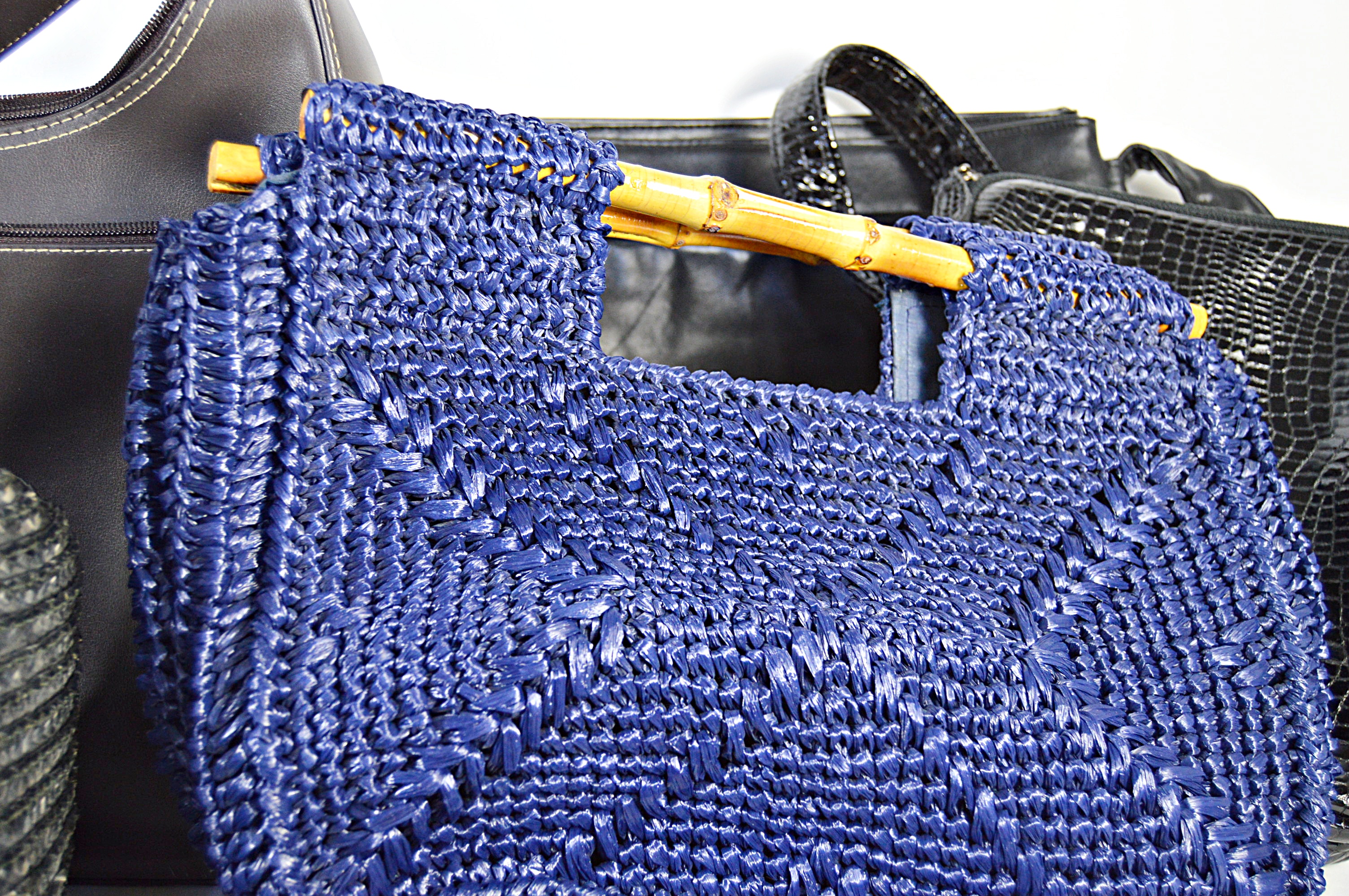 Vintage and Modern Handbags in Navy and Black