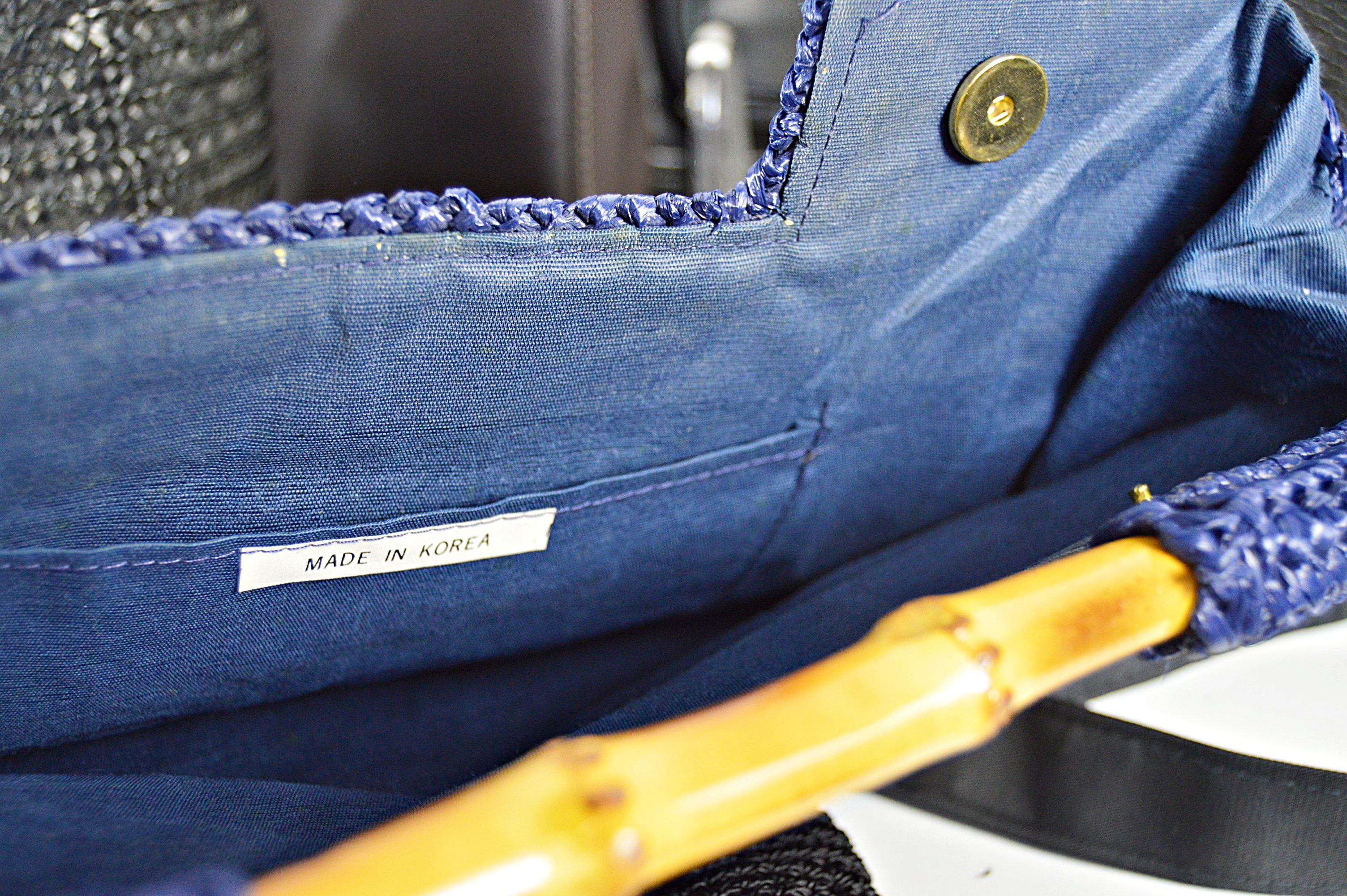 Vintage and Modern Handbags in Navy and Black