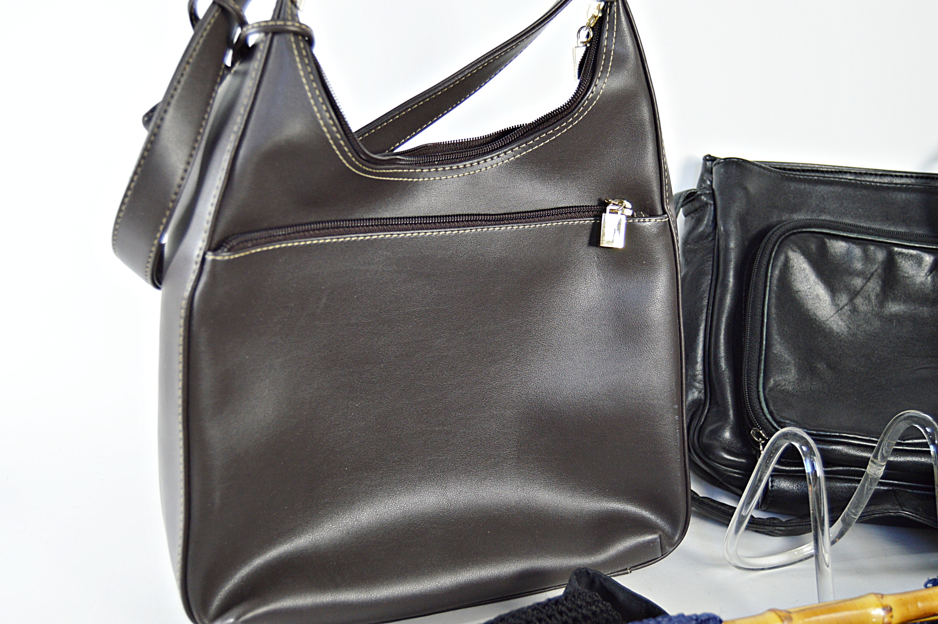 Vintage and Modern Handbags in Navy and Black