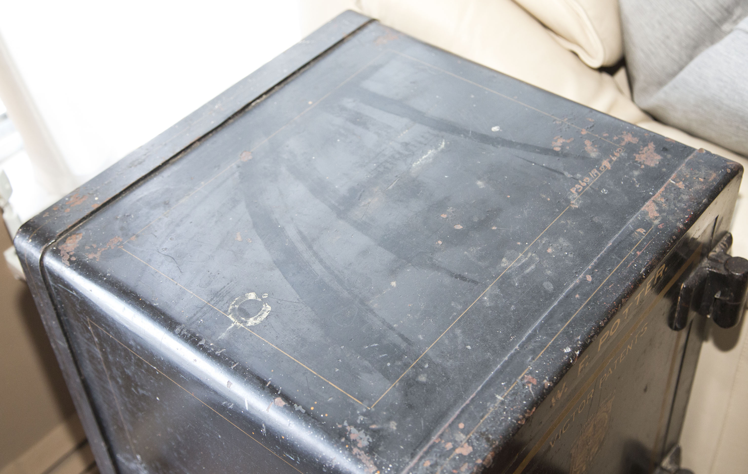 Vintage Victor Floor Safe