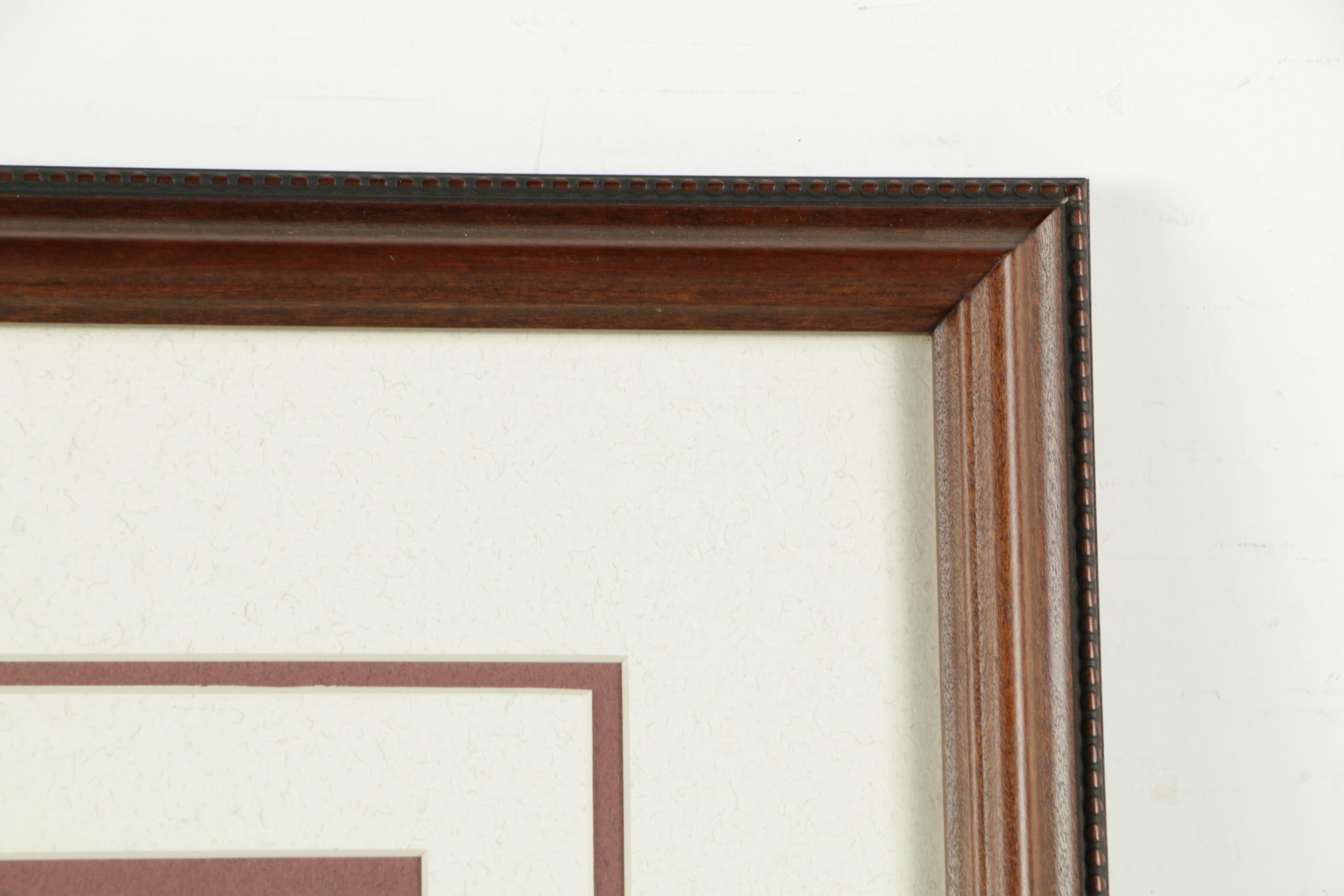 P. Buckley Moss Limited Edition Offset Lithograph "The Richmond County School"