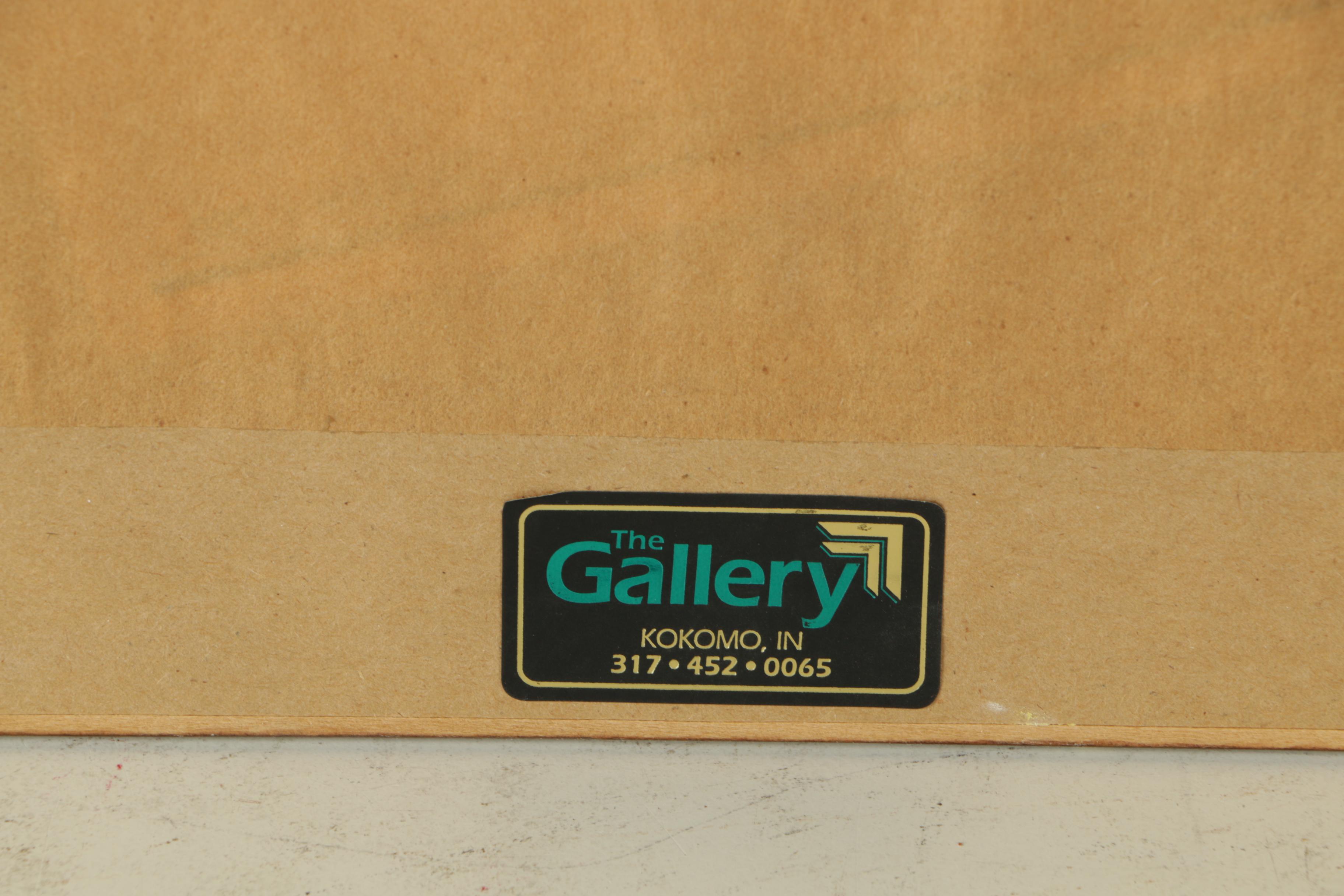 P. Buckley Moss Limited Edition Offset Lithograph "The Richmond County School"