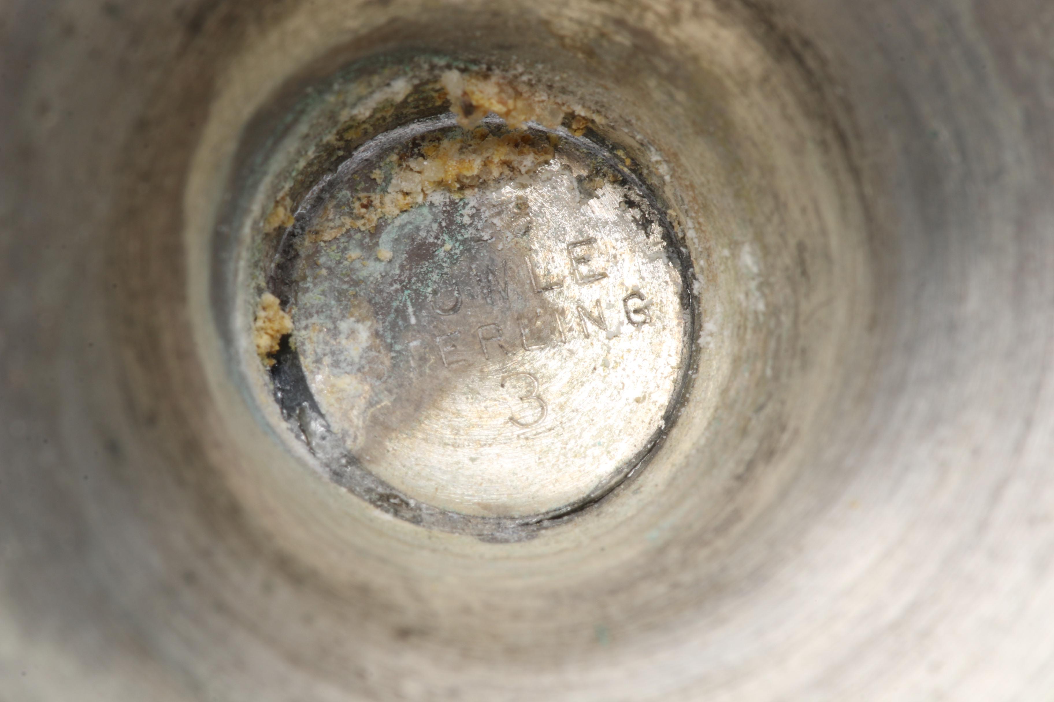 Towle Footed Sterling Silver Salt and Pepper Shakers