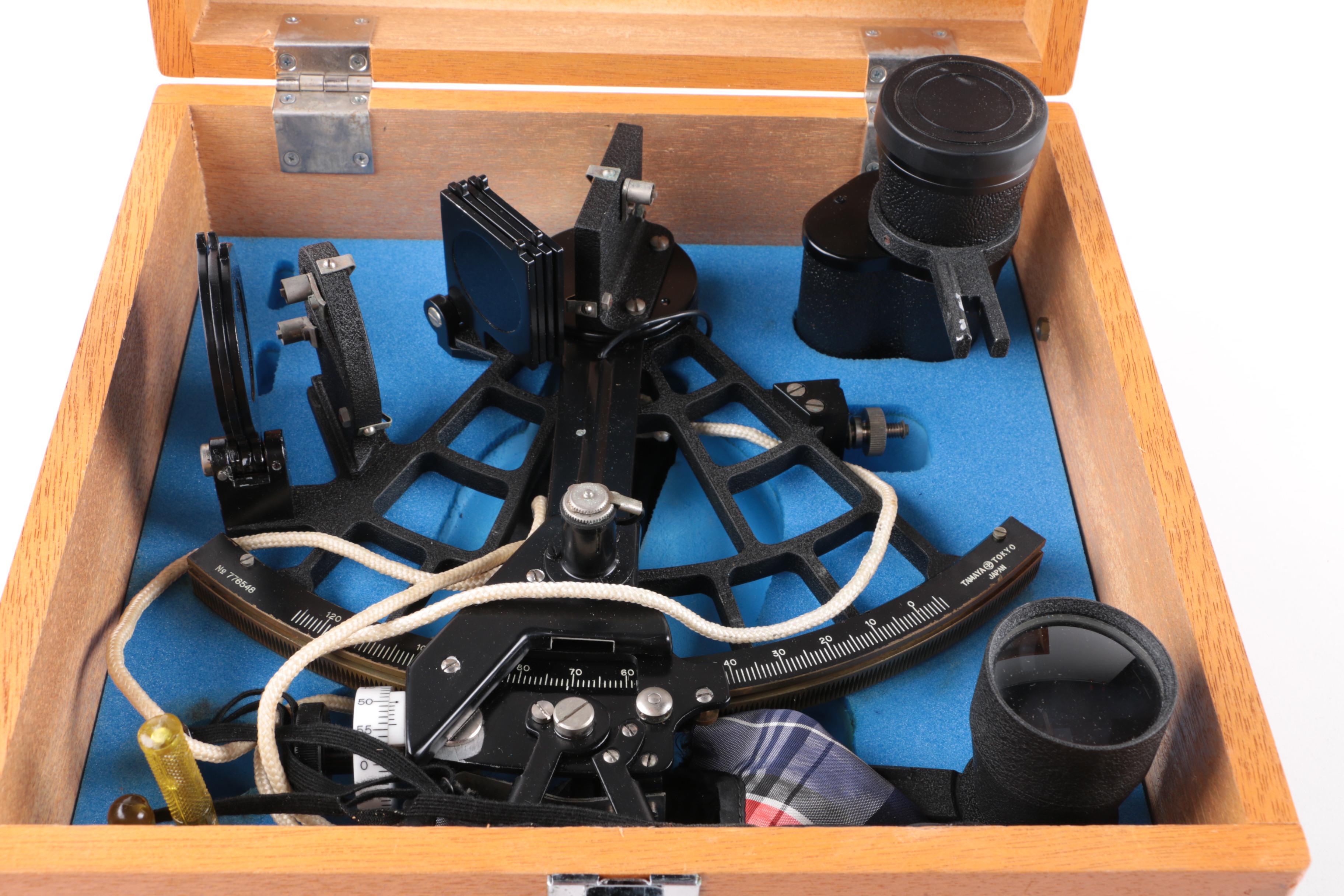 Vintage Tamaya Sextant Telescope in Original Case