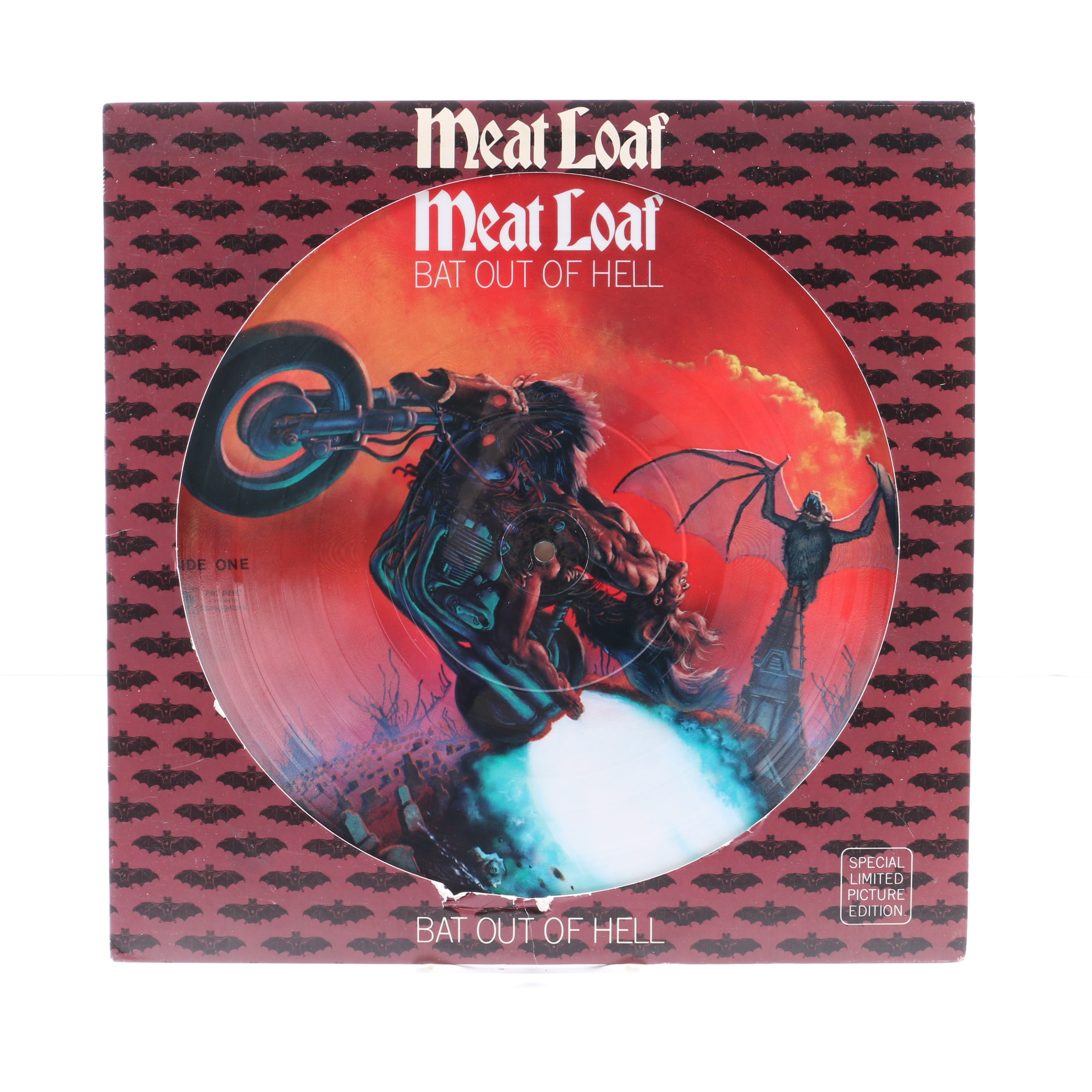 Meat Loaf "Bat Out Of Hell" Limited Edition Picture Disc