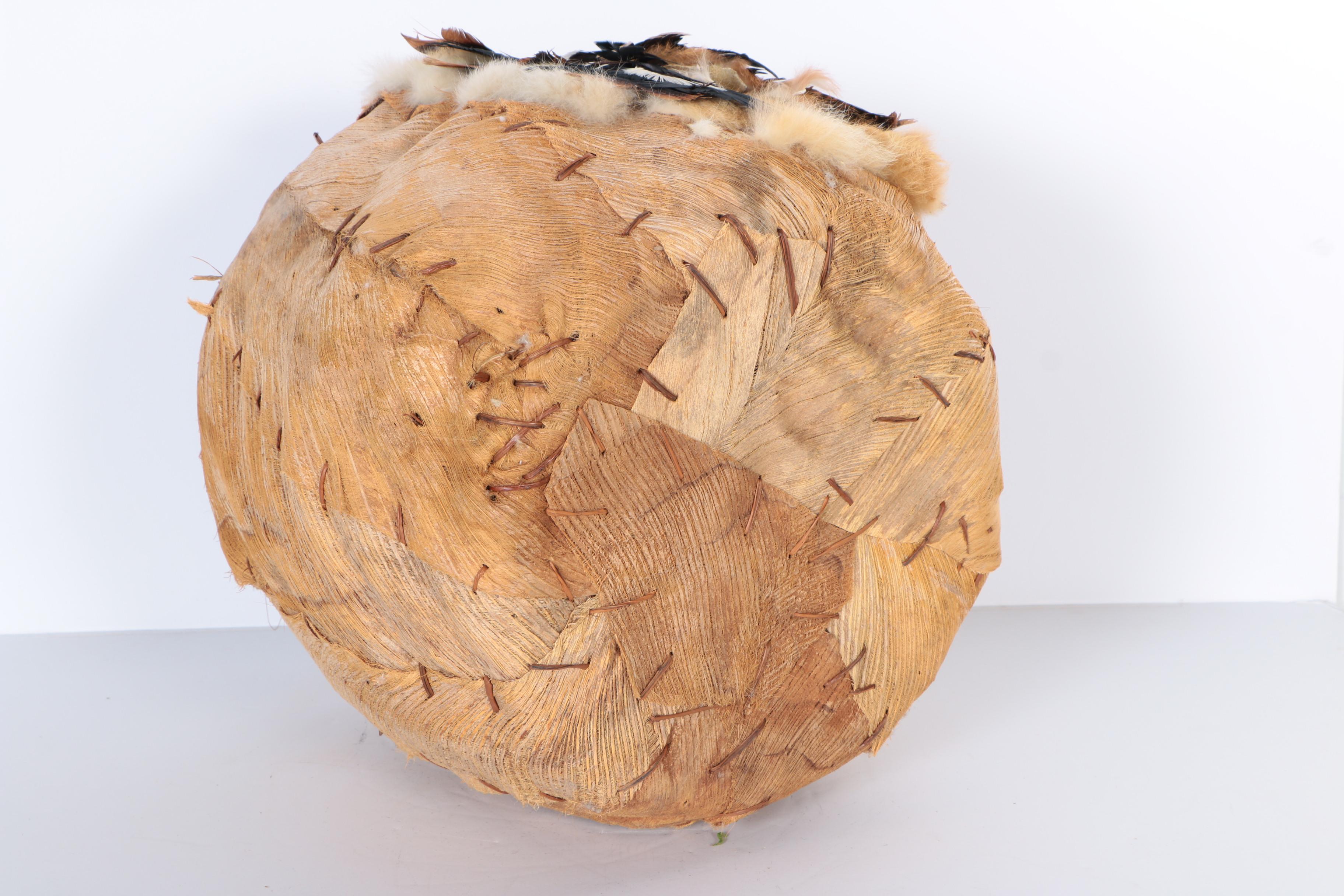 Native American Style Wooden Basket