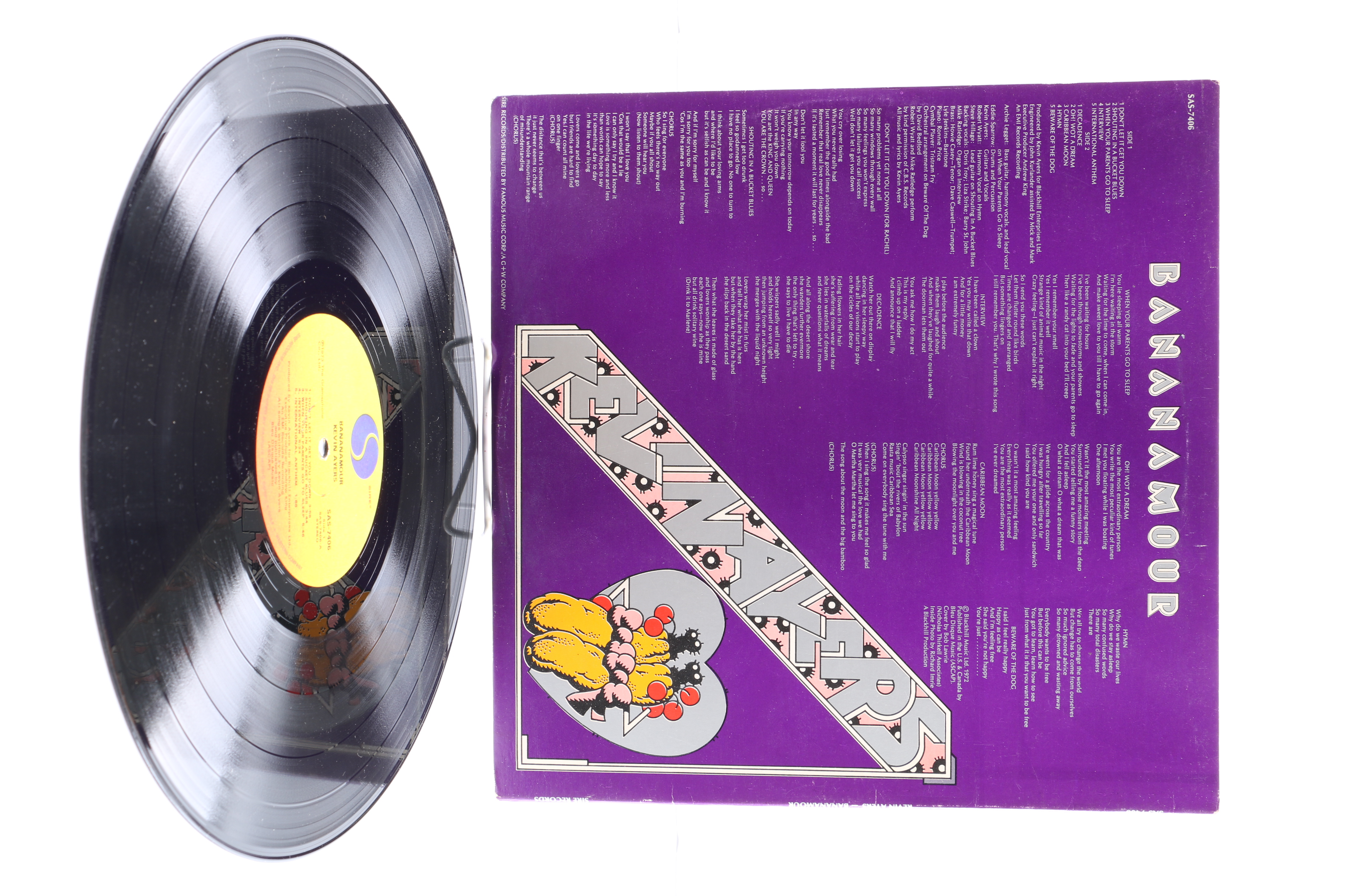 Kevin Ayers LPs Including "Shooting At The Moon" UK Pressing