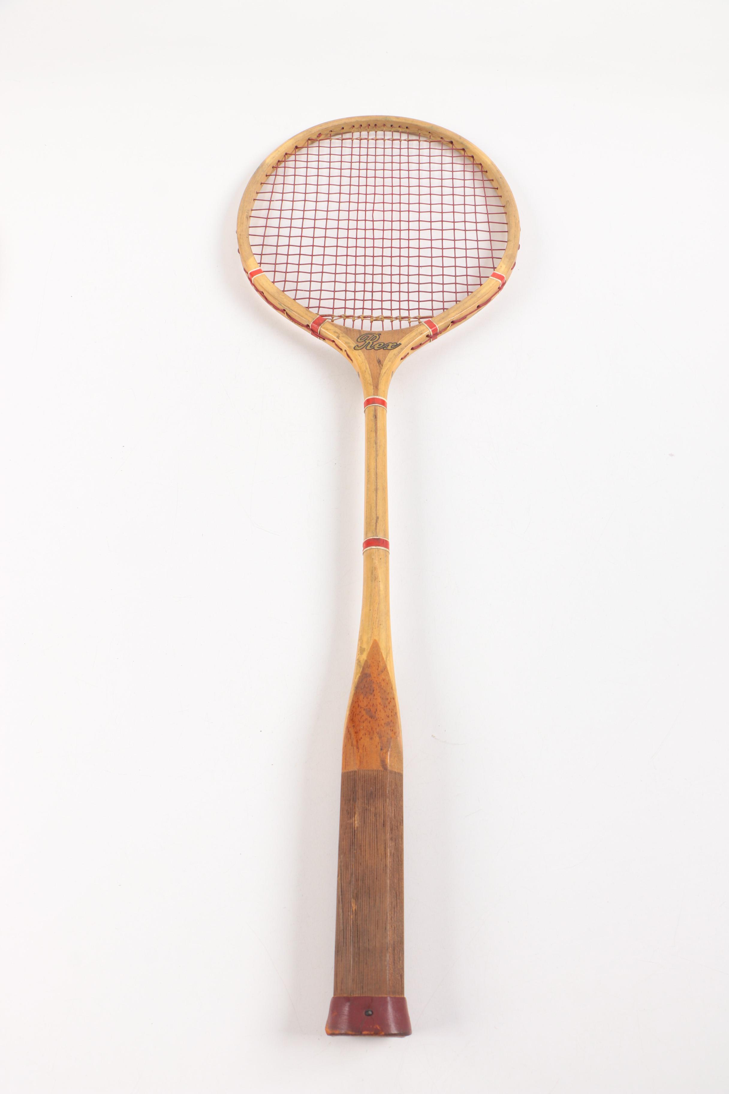 Pair of Vintage Badminton Rackets