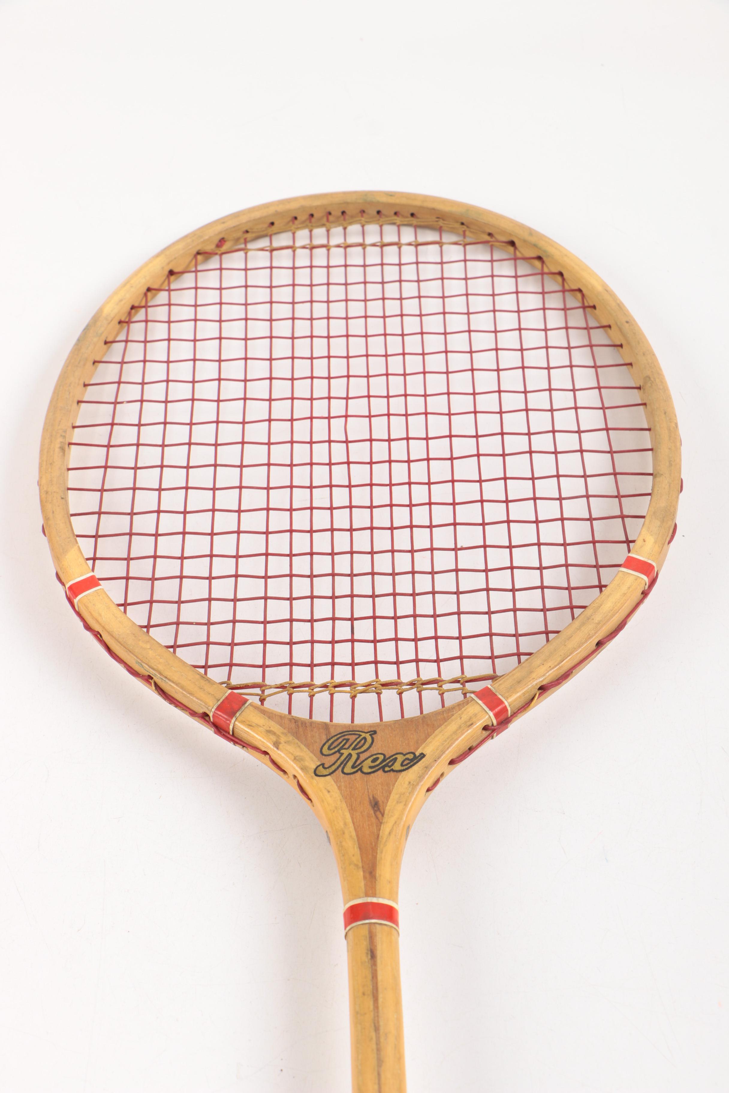 Pair of Vintage Badminton Rackets