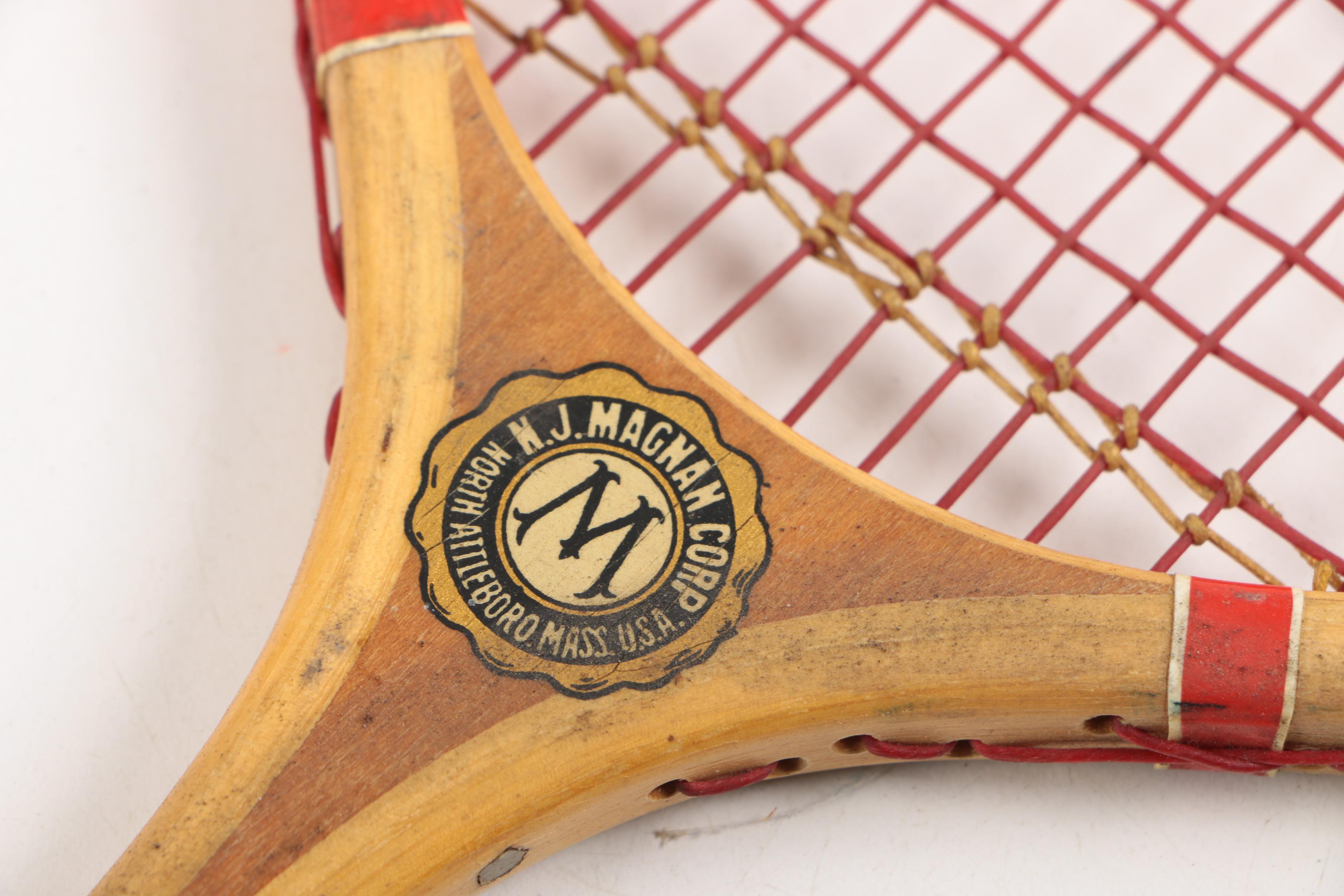 Pair of Vintage Badminton Rackets
