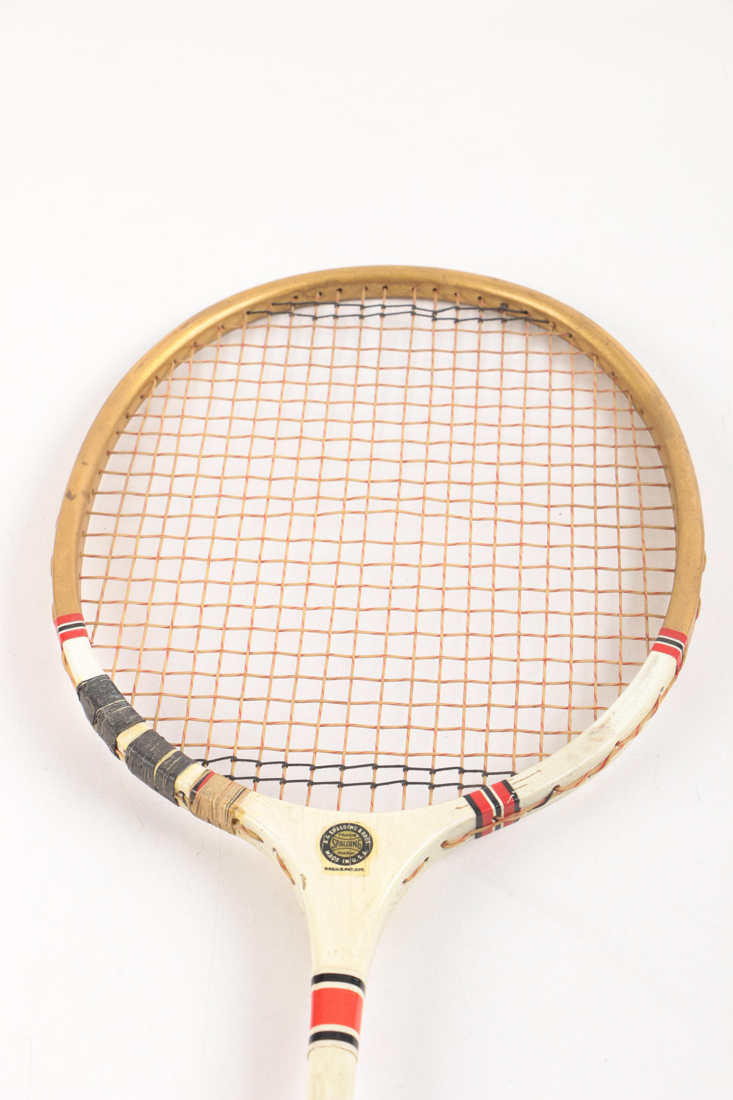 Pair of Vintage Badminton Rackets