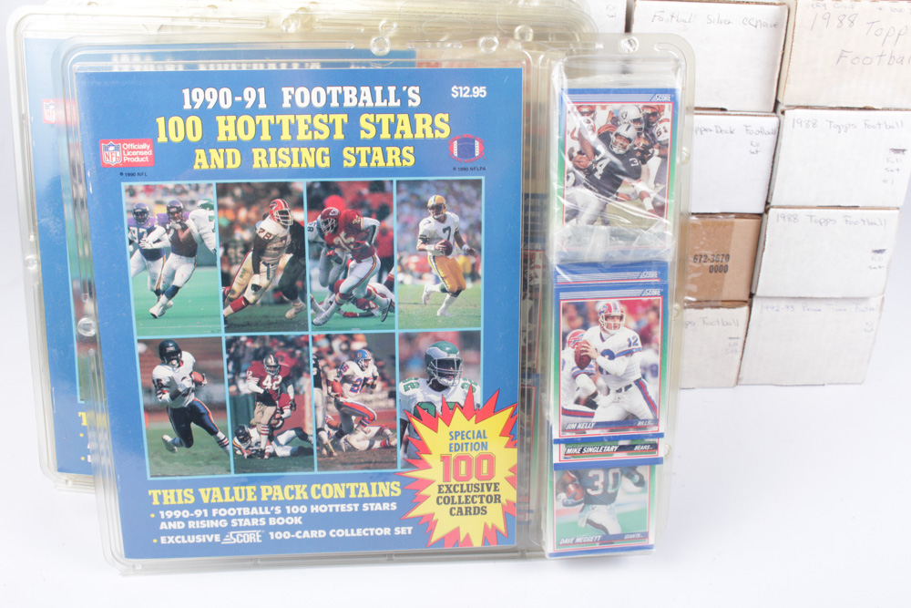 1980s and 1990s NFL Trading Cards