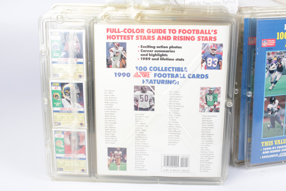 1980s and 1990s NFL Trading Cards