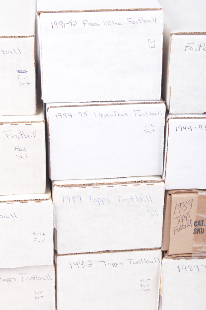 1980s and 1990s NFL Trading Cards