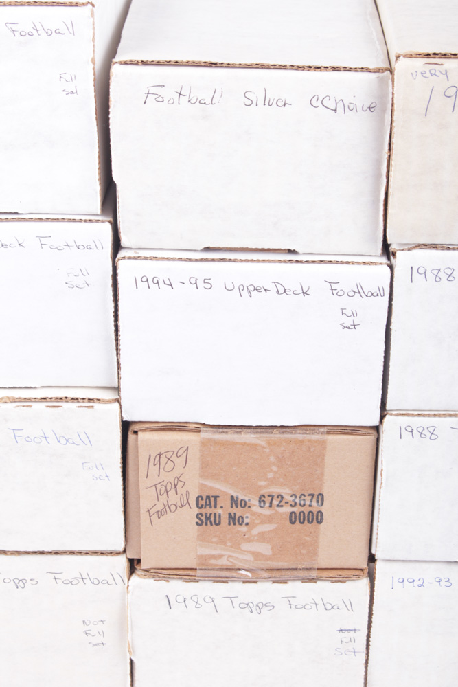 1980s and 1990s NFL Trading Cards