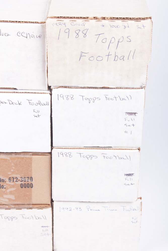 1980s and 1990s NFL Trading Cards