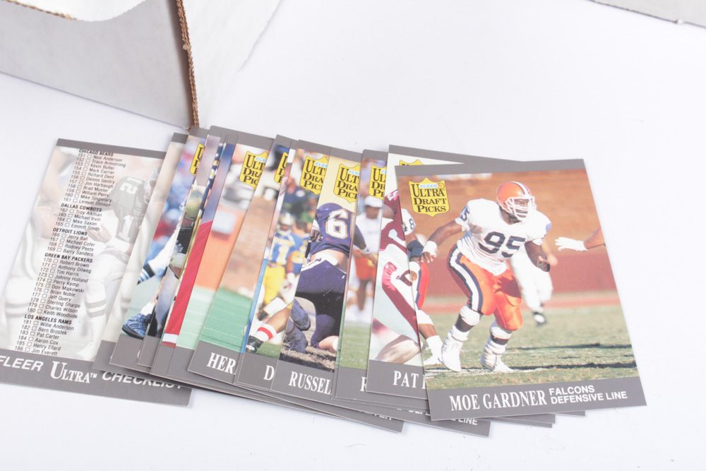 1980s and 1990s NFL Trading Cards