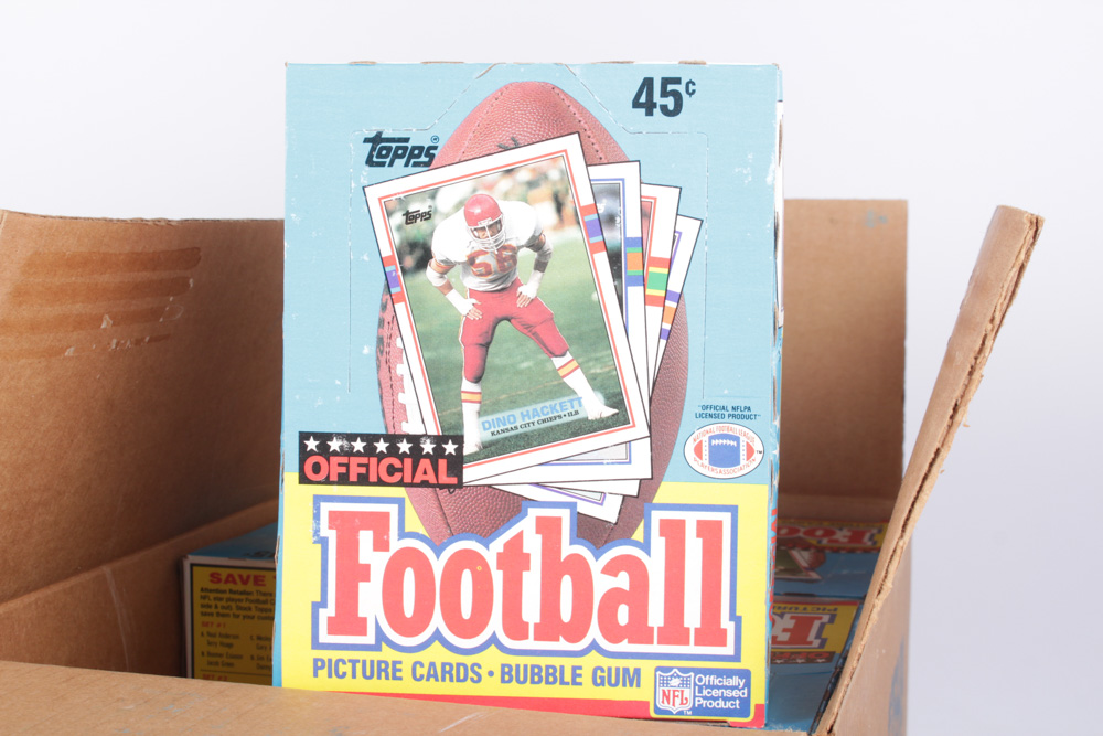 1980s & 1990s NFL Trading Card Assortment