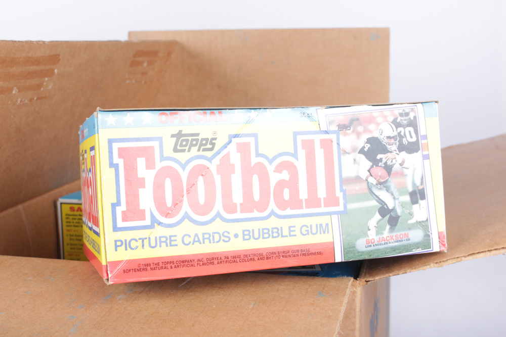 1980s & 1990s NFL Trading Card Assortment