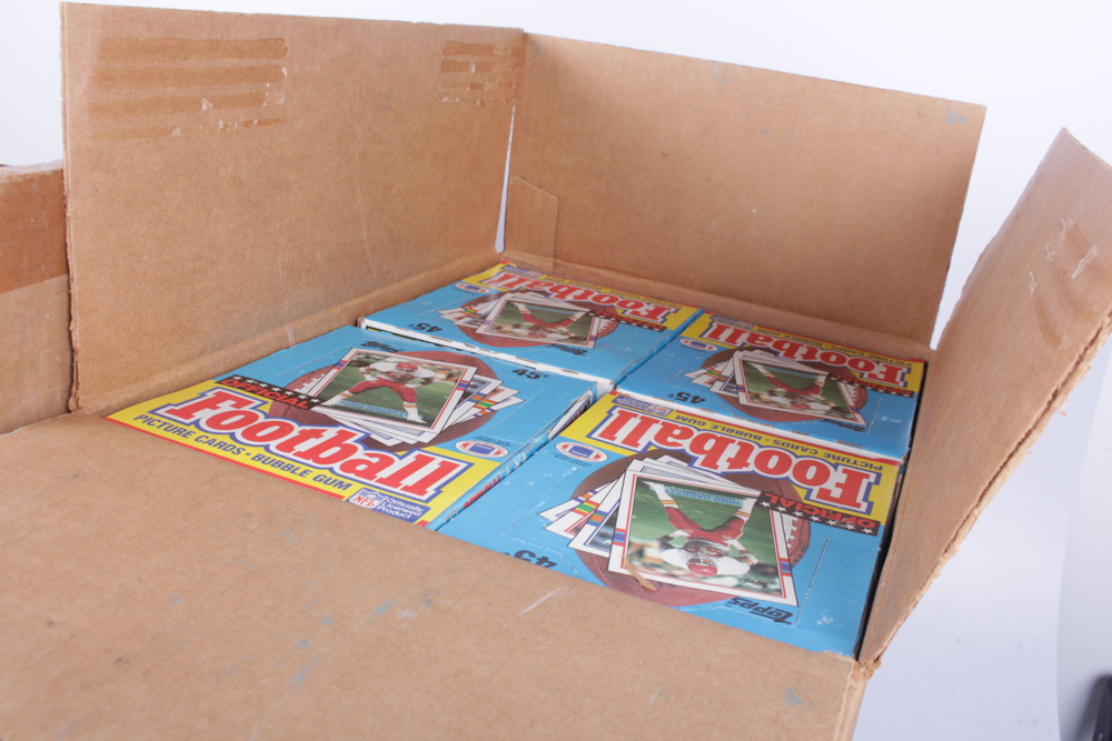 1980s & 1990s NFL Trading Card Assortment