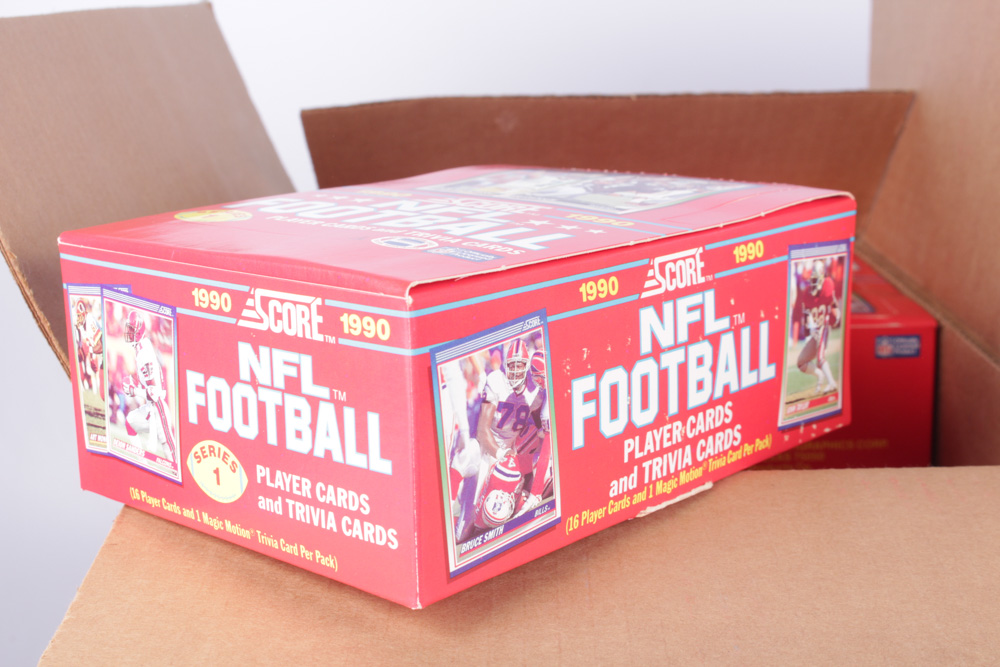 1980s & 1990s NFL Trading Card Assortment