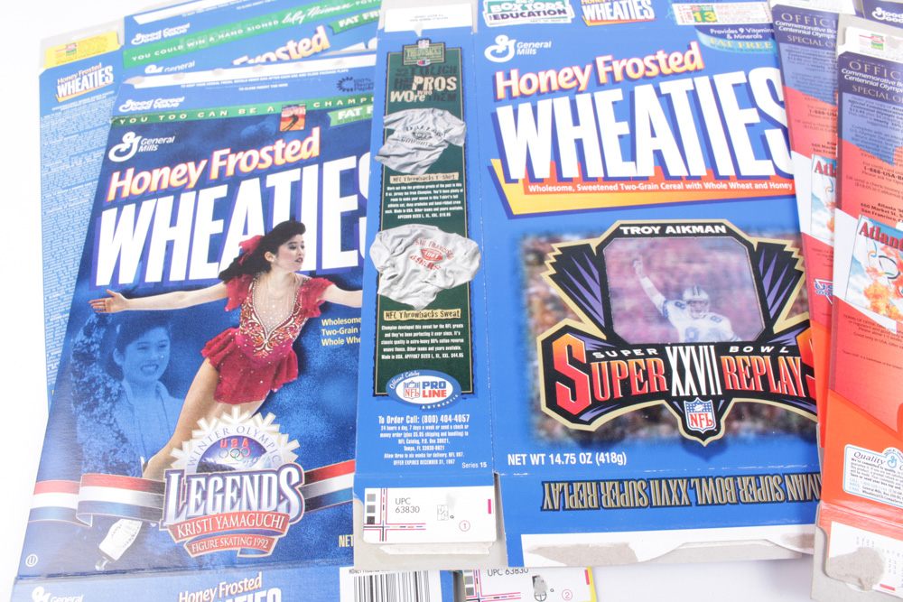 Sports Fan Breakfast Cereal Box Collection