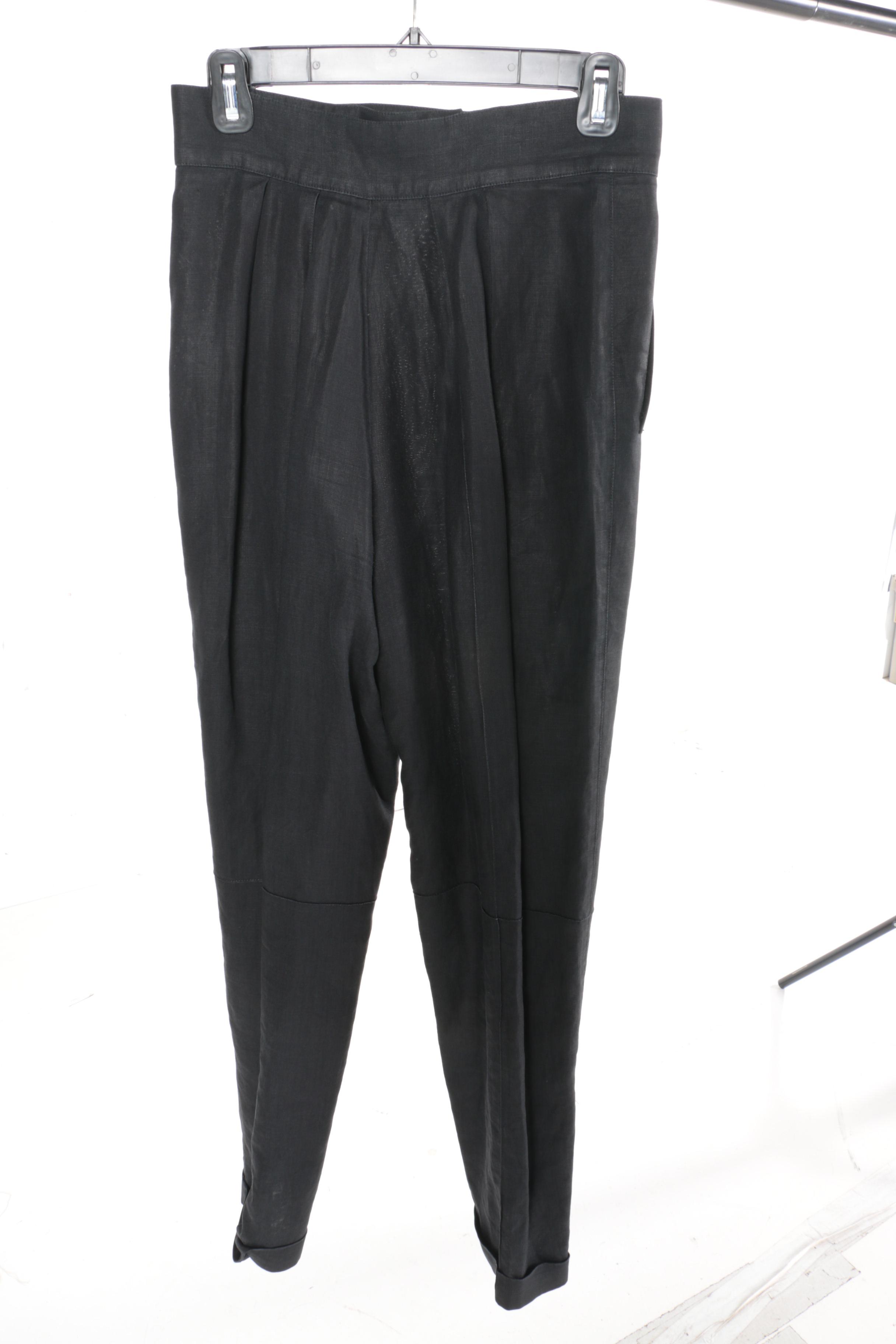 Women's Black Dress Pants Including Jean Paul Gaultier and Thierry Mugler