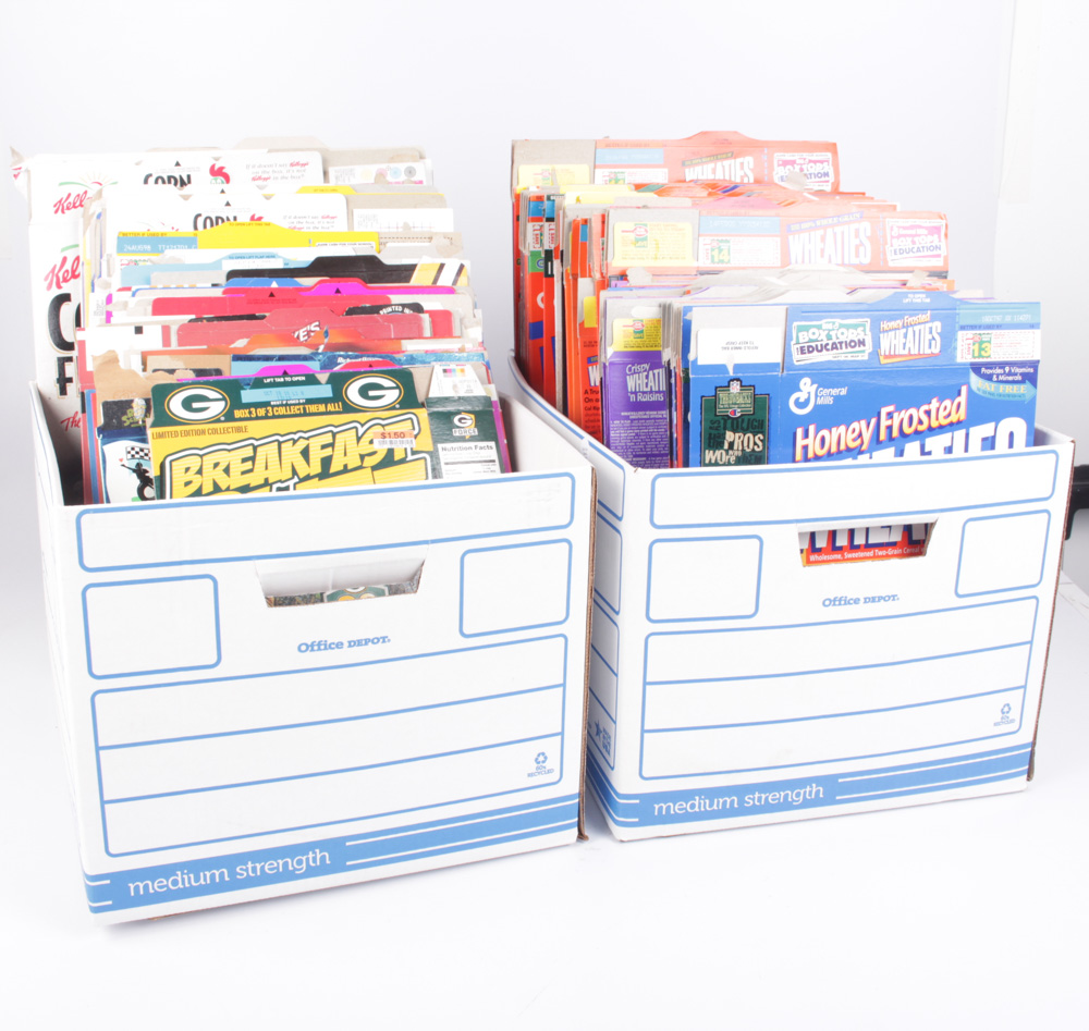 Sports Fan Breakfast Cereal Box Collection