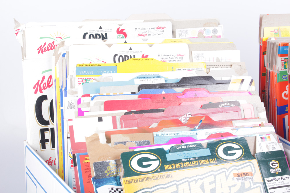 Sports Fan Breakfast Cereal Box Collection