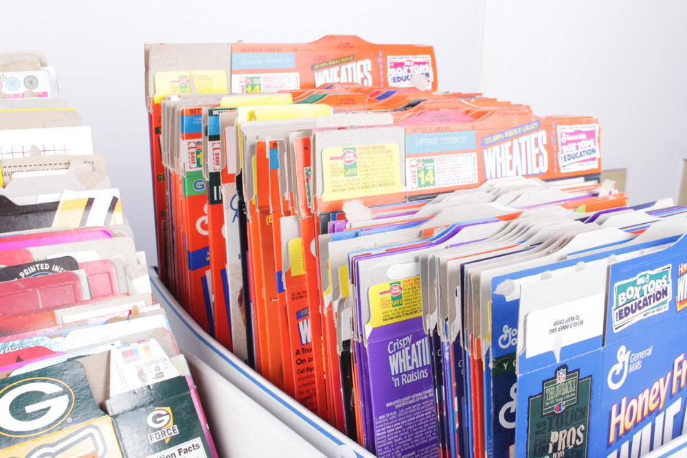 Sports Fan Breakfast Cereal Box Collection
