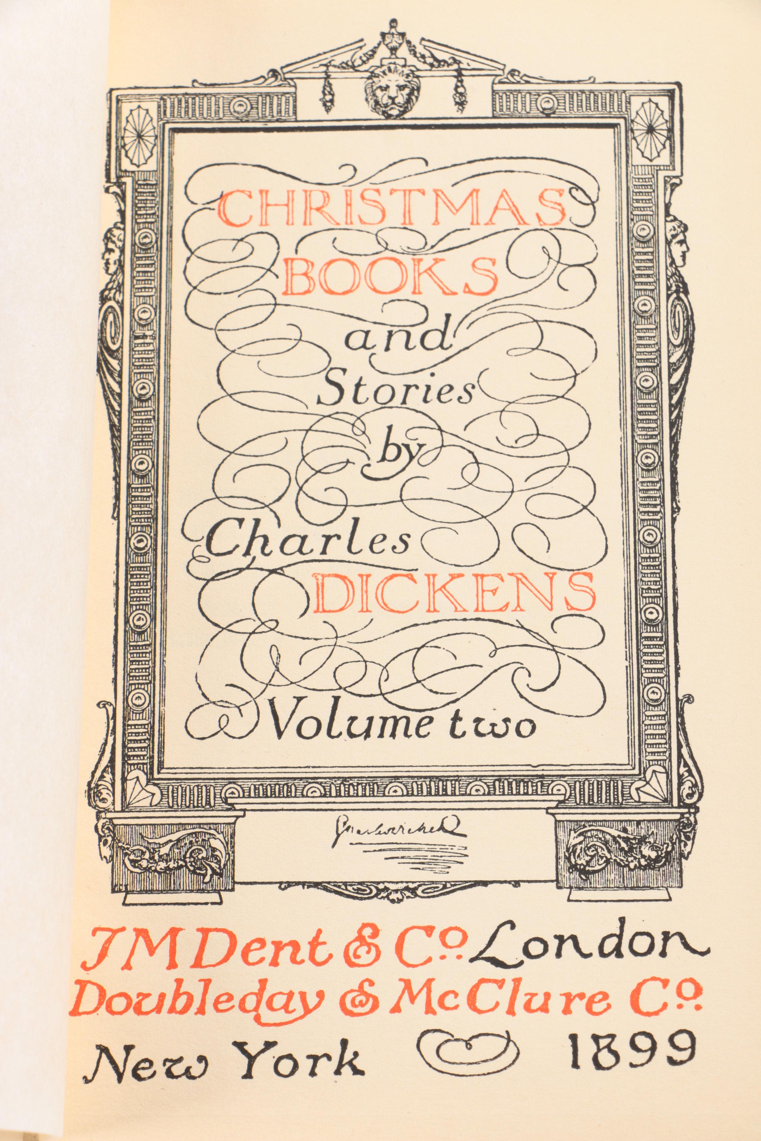 Early 20th-Century Temple Edition Set of "Charles Dickens' Works"