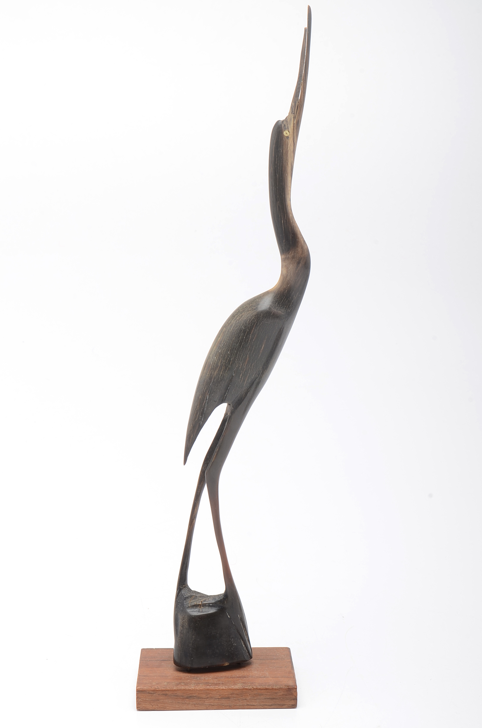 Carved Horn Bird Sculptures