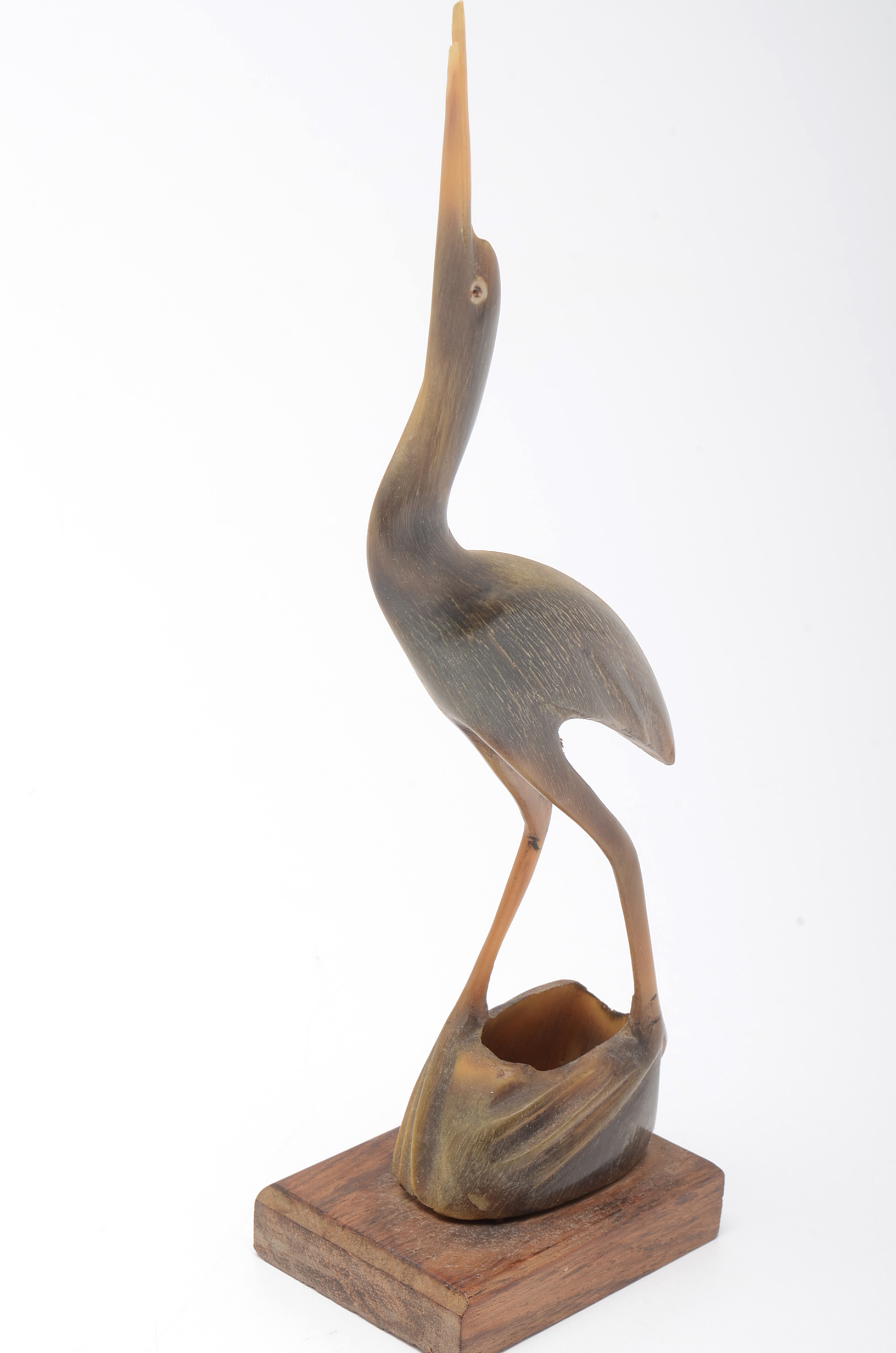 Carved Horn Bird Sculptures
