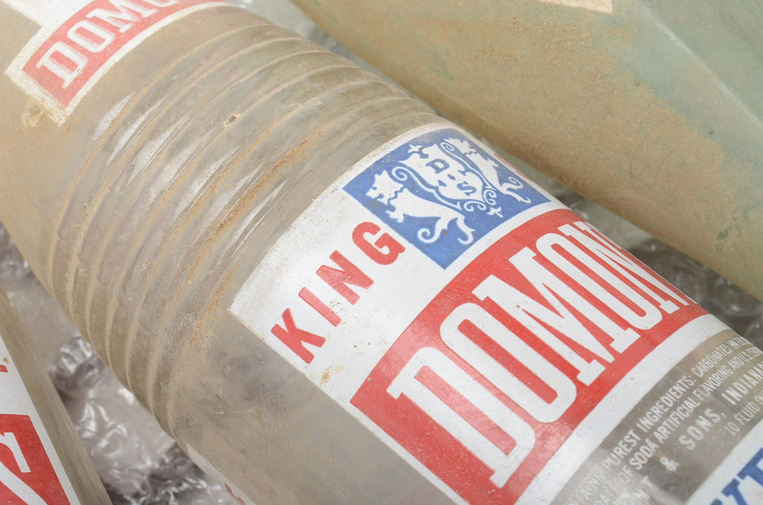 Vintage Domont and Royal Crown Cola Bottles